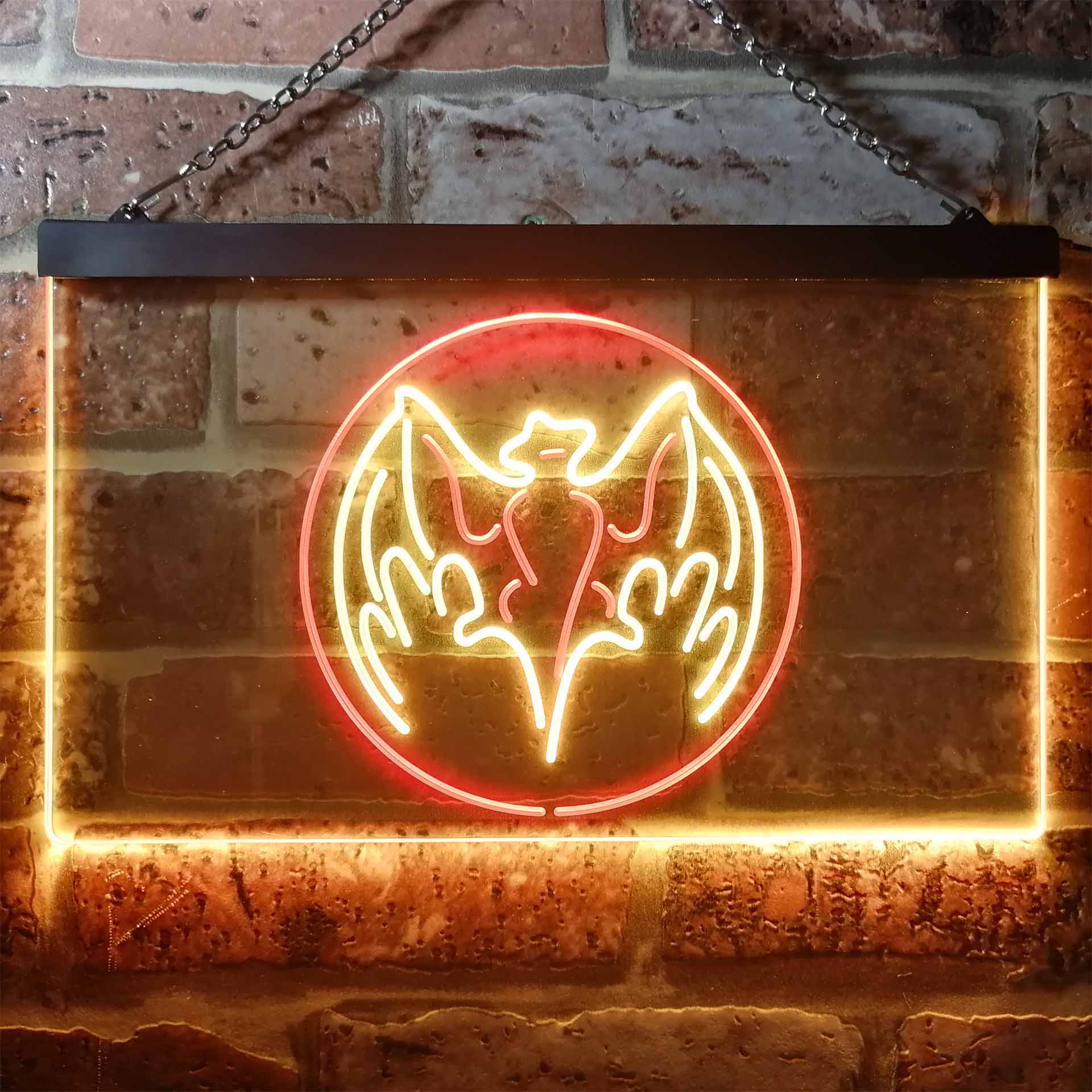 Bacardi Bat Beer Bar Neon LED Sign