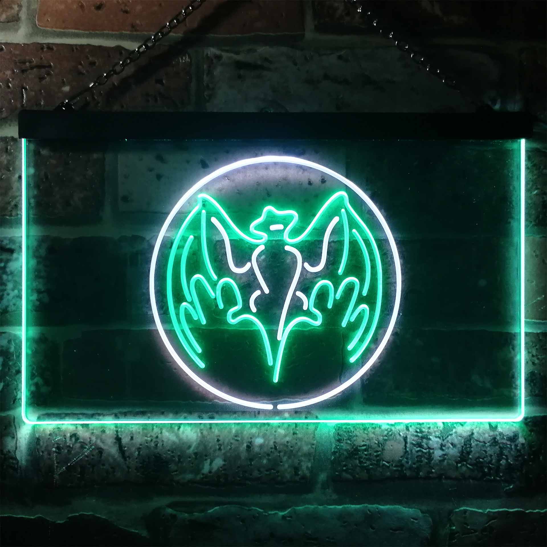 Bacardi Bat Beer Bar Neon LED Sign