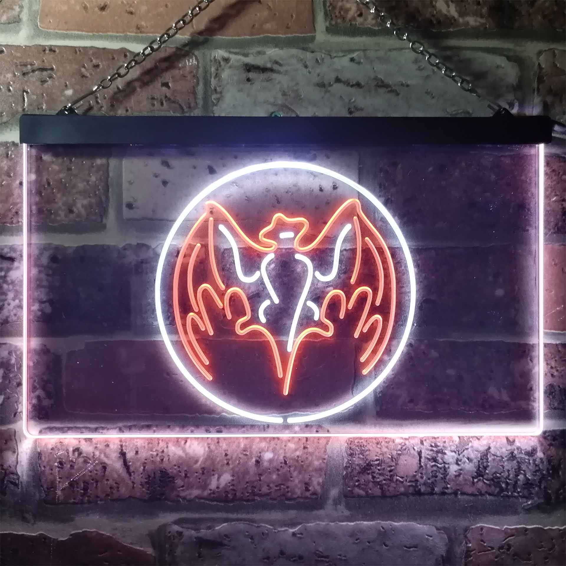 Bacardi Bat Beer Bar Neon LED Sign