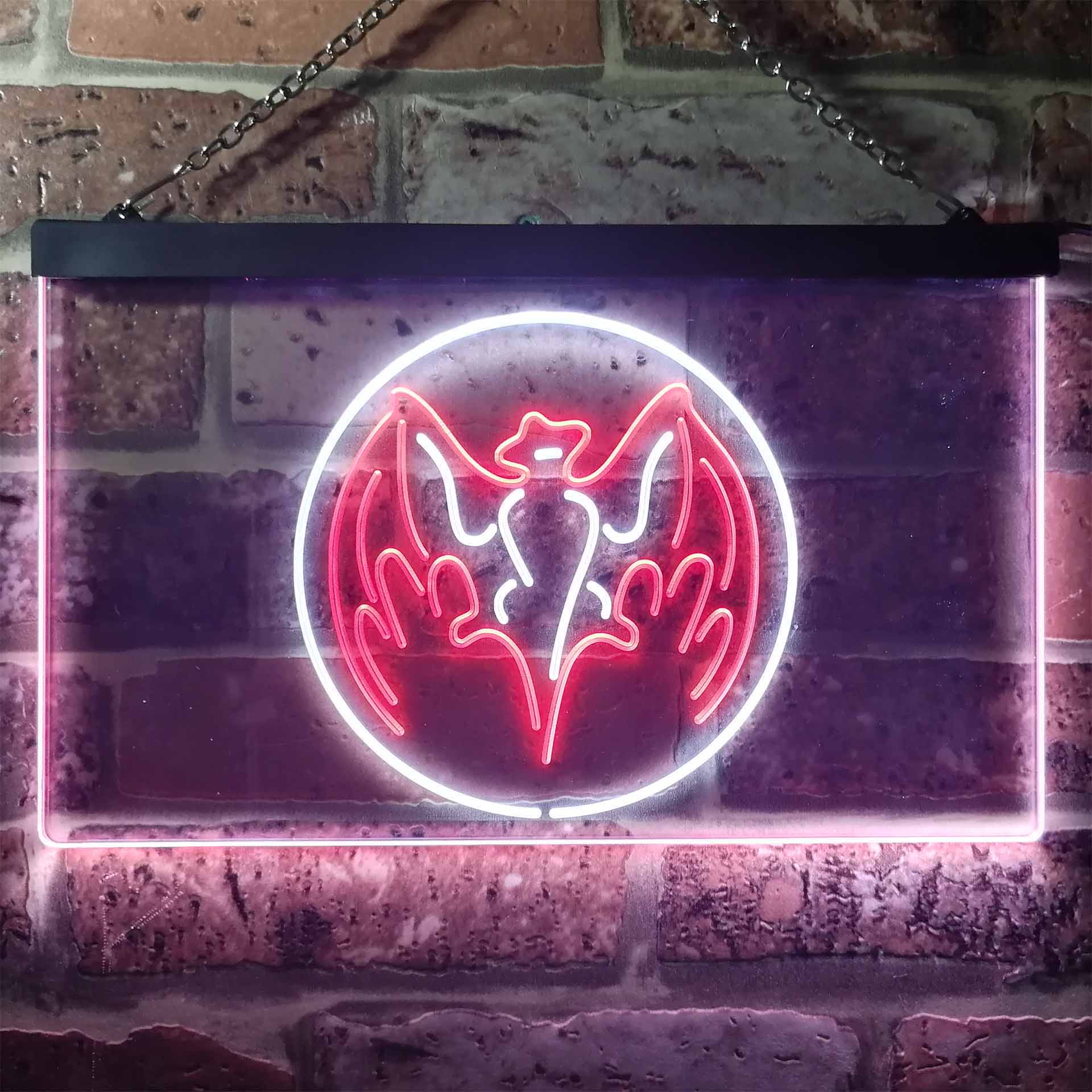 Bacardi Bat Beer Bar Neon LED Sign