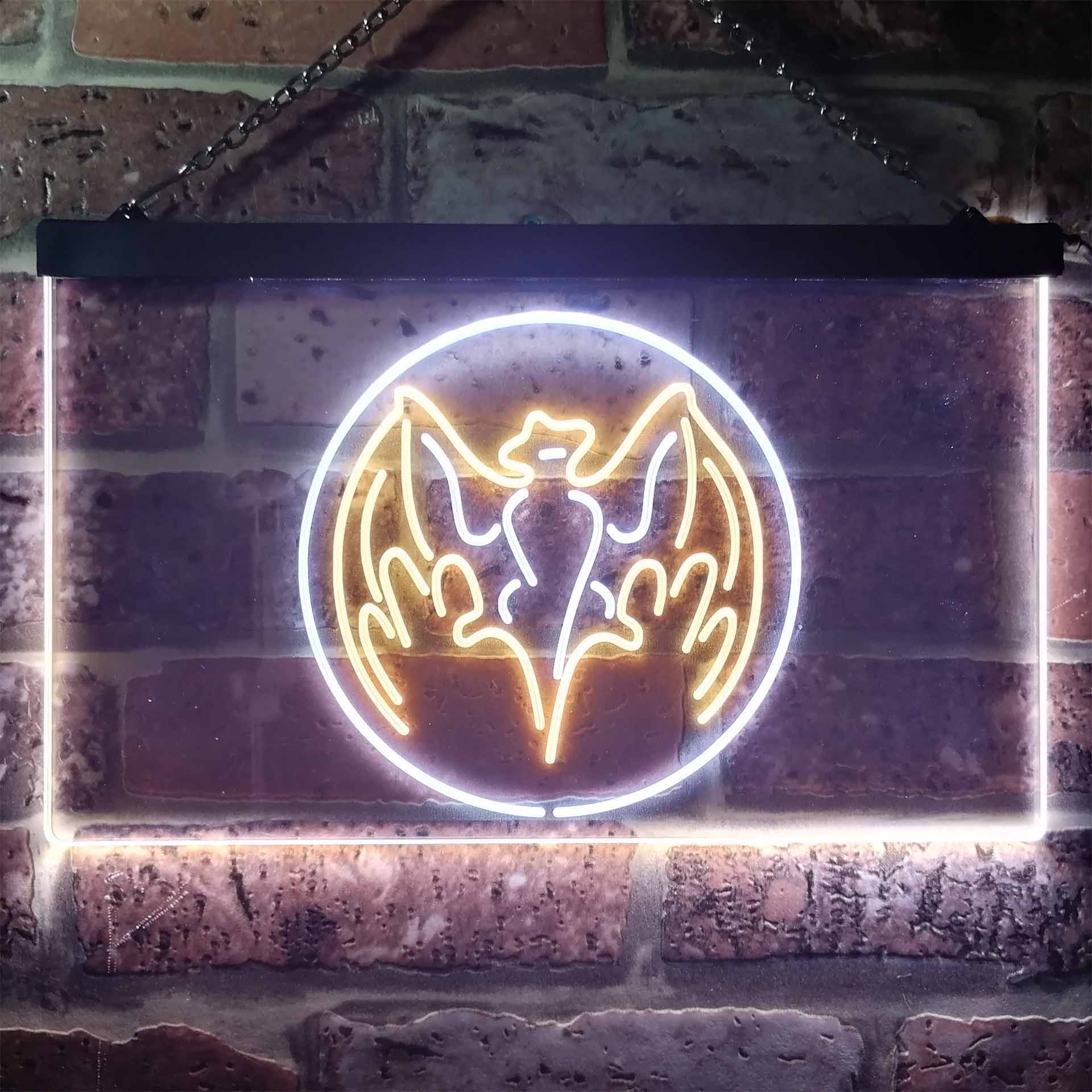 Bacardi Bat Beer Bar Neon LED Sign