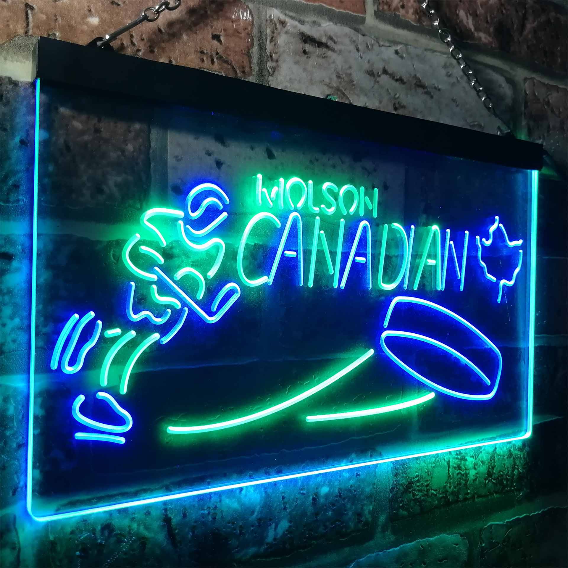 Molson Canadian Hockey Neon LED Sign