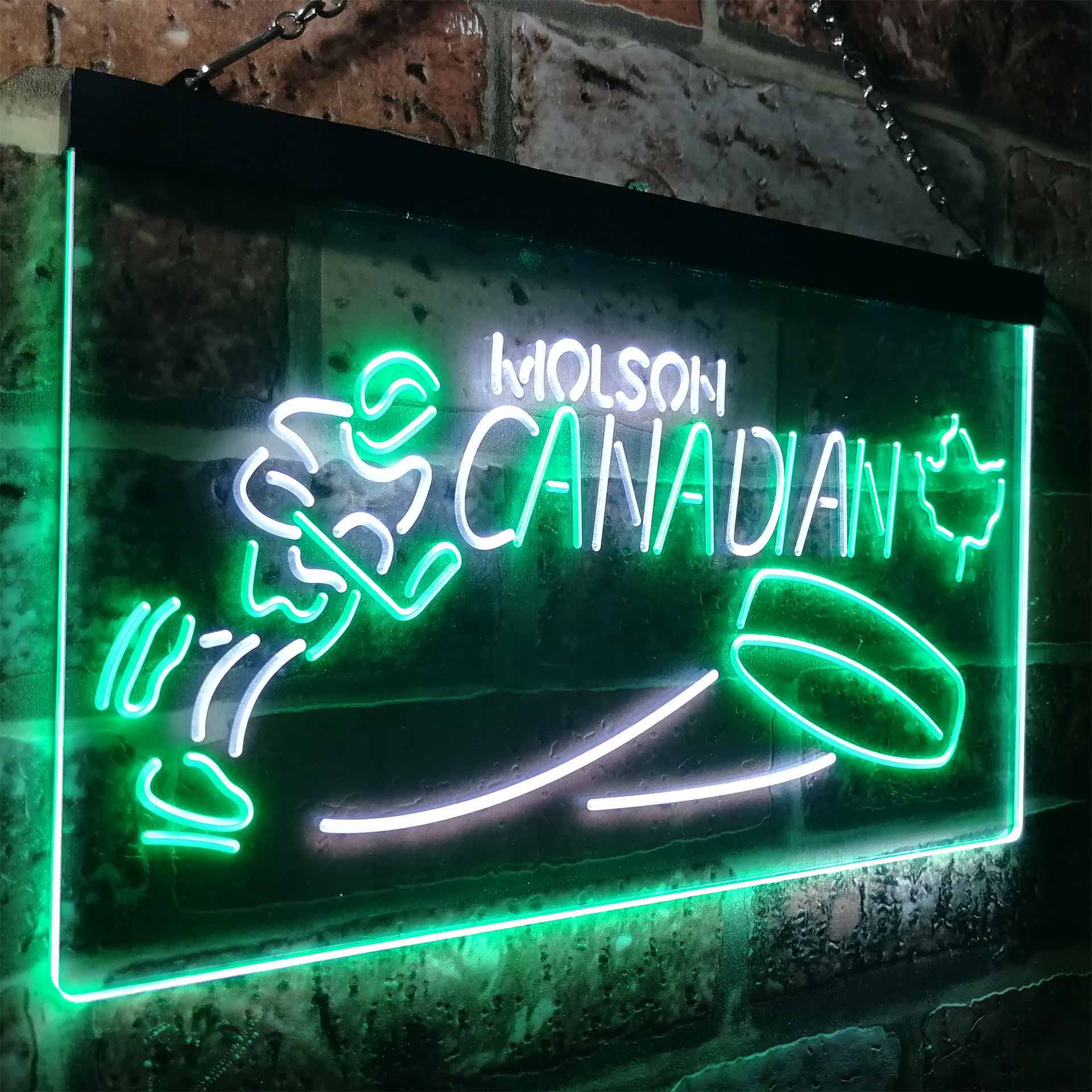 Molson Canadian Hockey Neon LED Sign