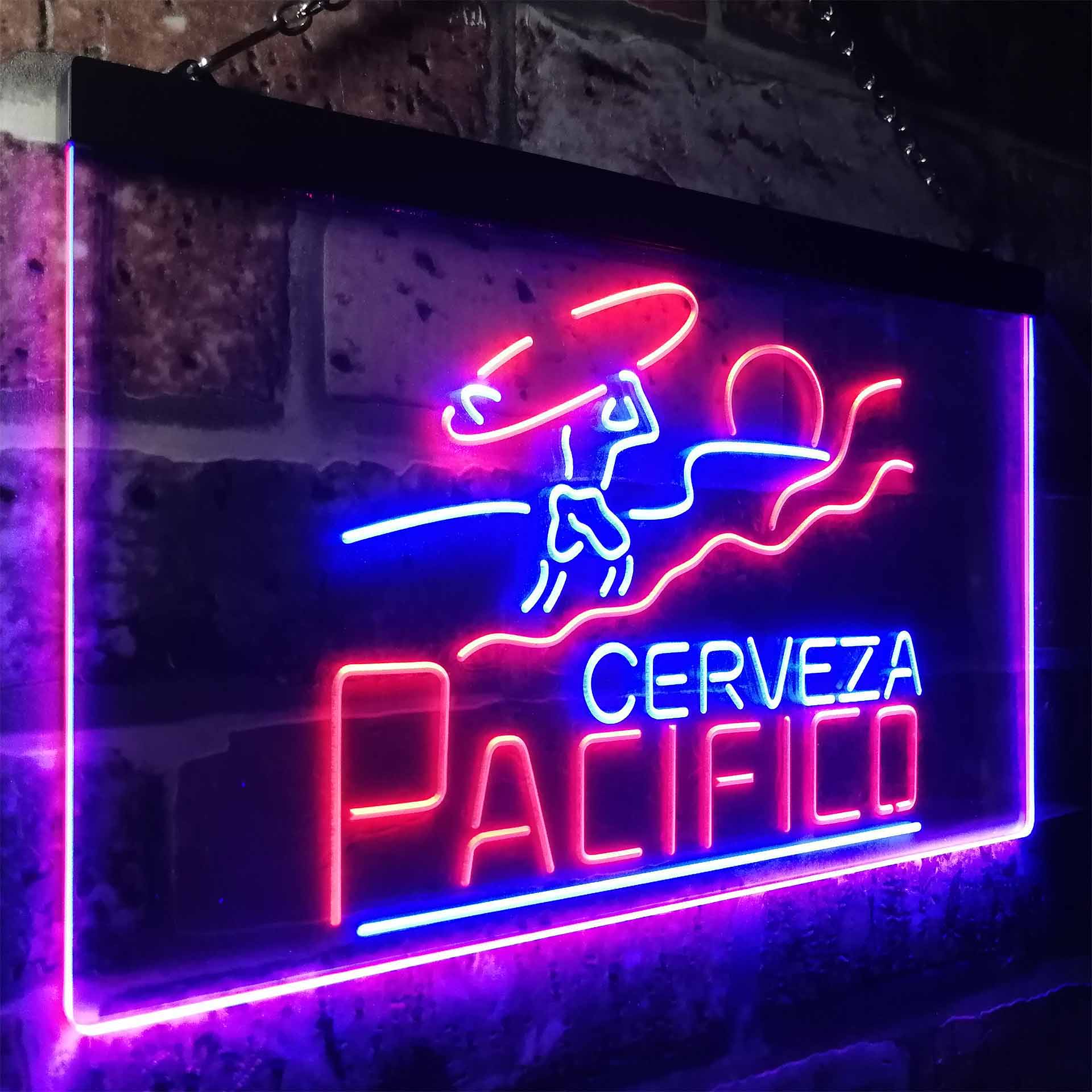 Pacifico Clara Mexican Cerveza Neon LED Sign