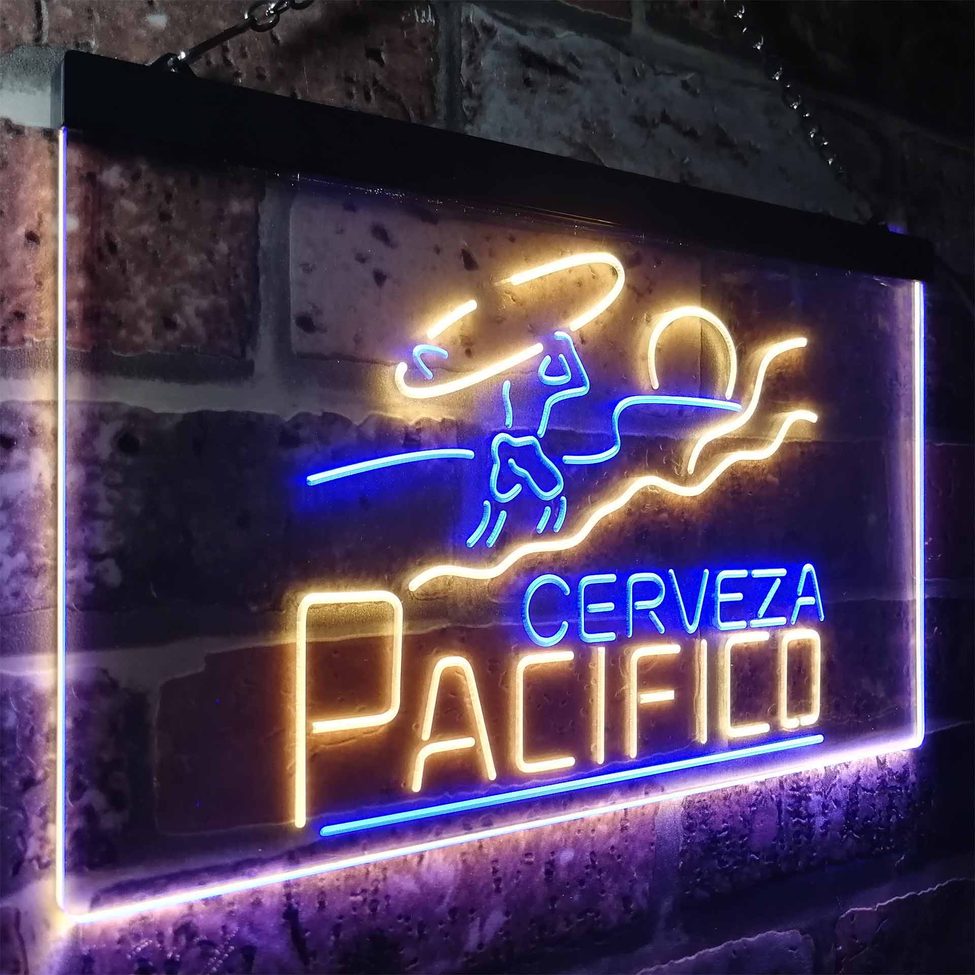 Pacifico Clara Mexican Cerveza Neon LED Sign