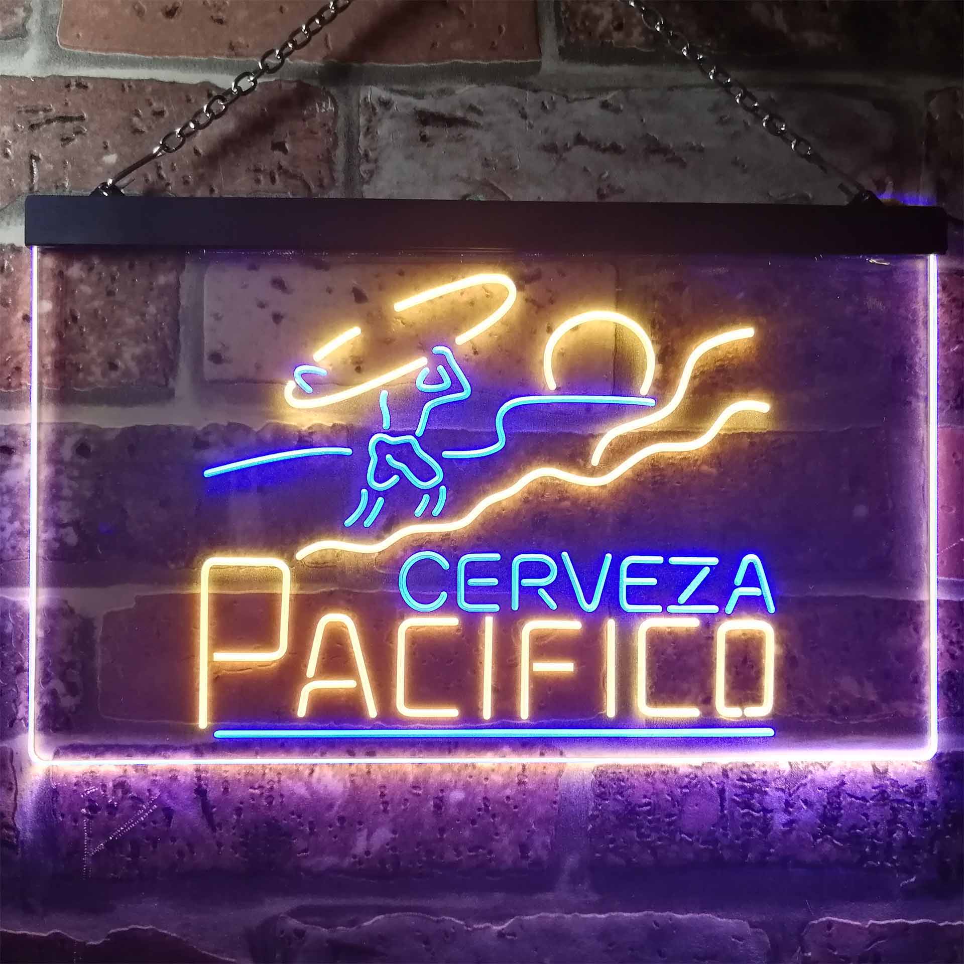 Pacifico Clara Mexican Cerveza Neon LED Sign