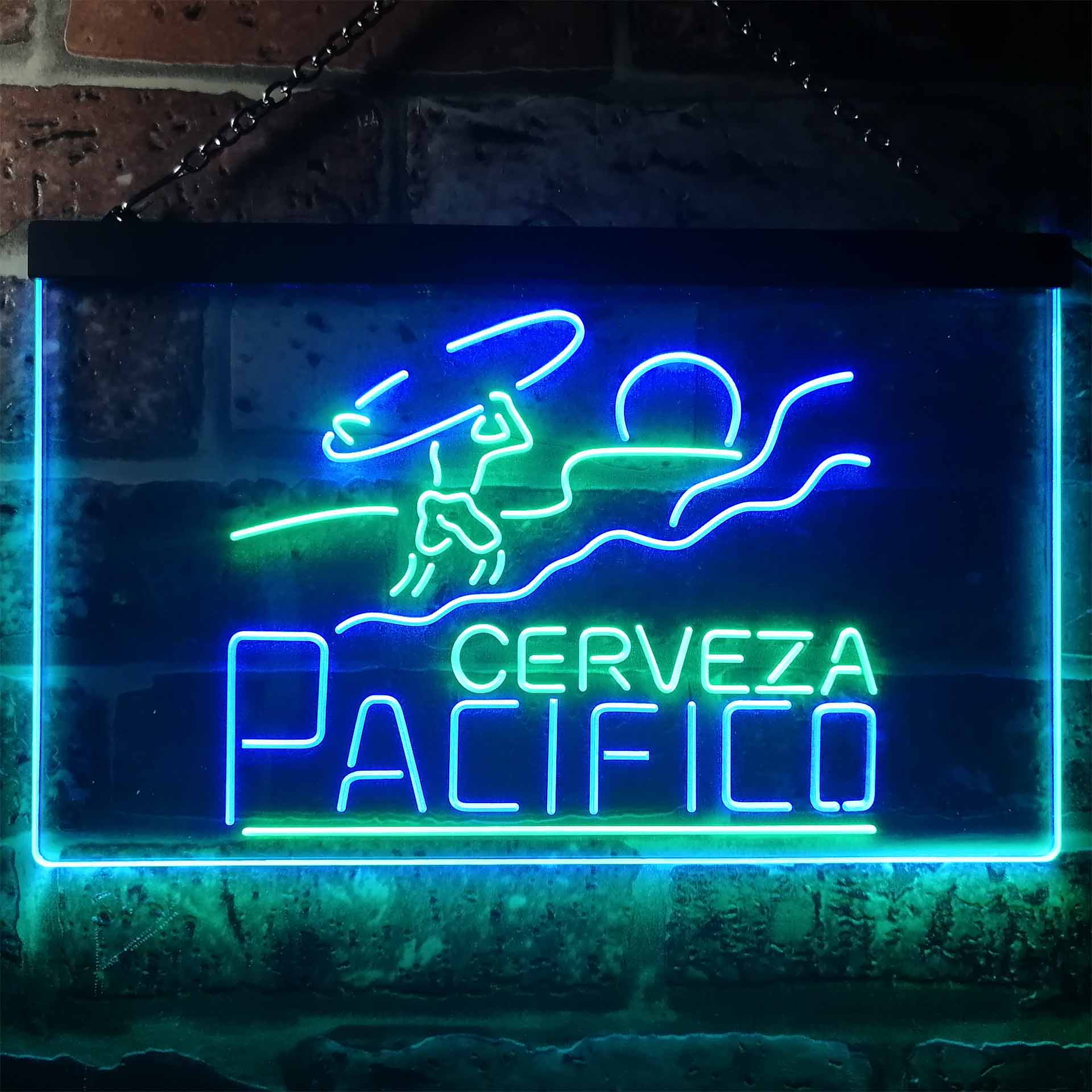 Pacifico Clara Mexican Cerveza Neon LED Sign