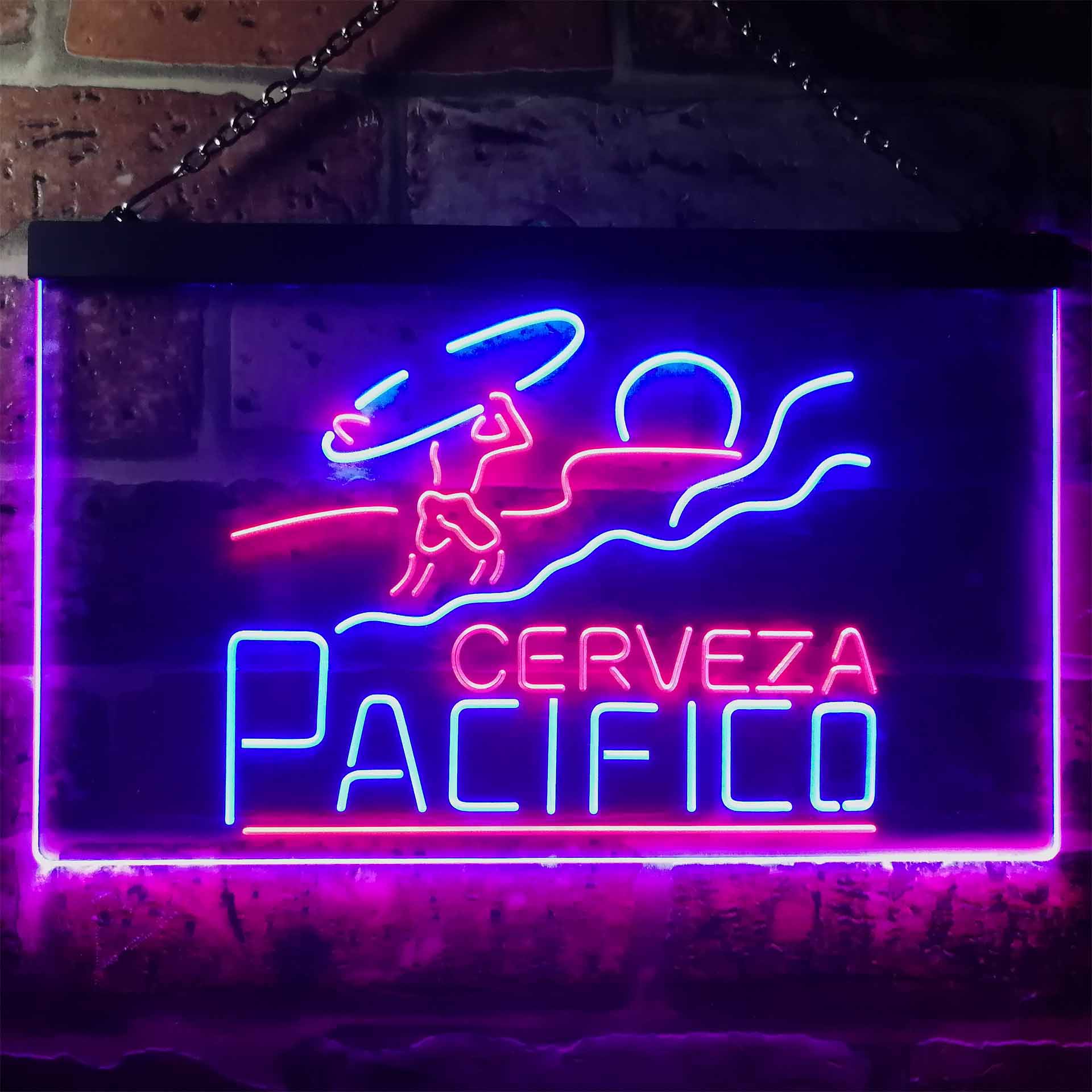 Pacifico Clara Mexican Cerveza Neon LED Sign