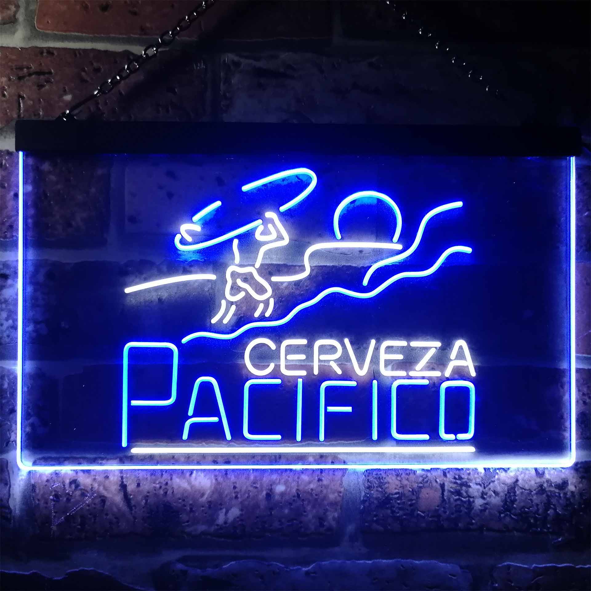 Pacifico Clara Mexican Cerveza Neon LED Sign