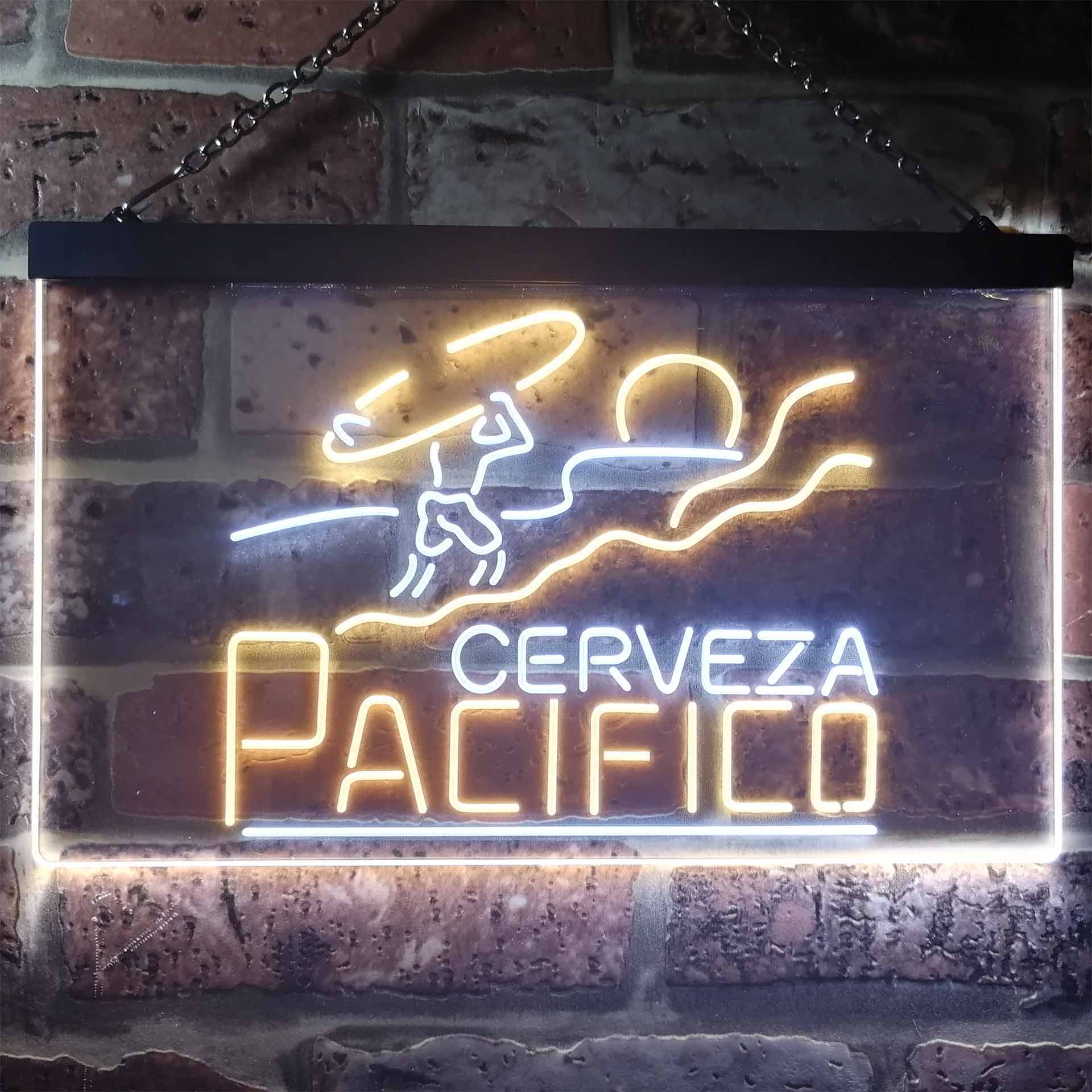 Pacifico Clara Mexican Cerveza Neon LED Sign