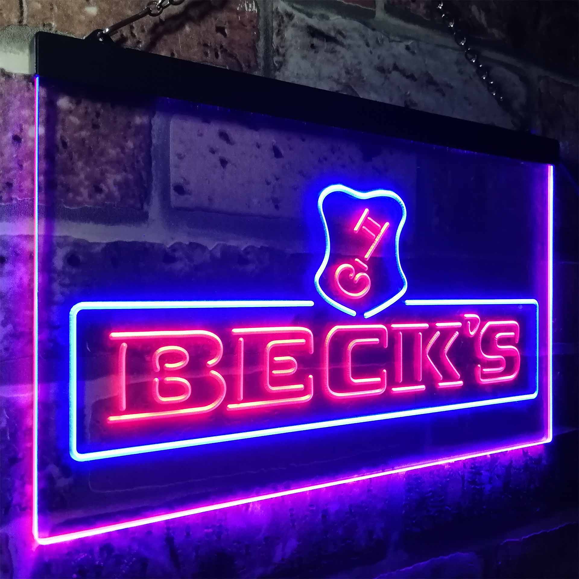 Beck's Beer Neon LED Sign