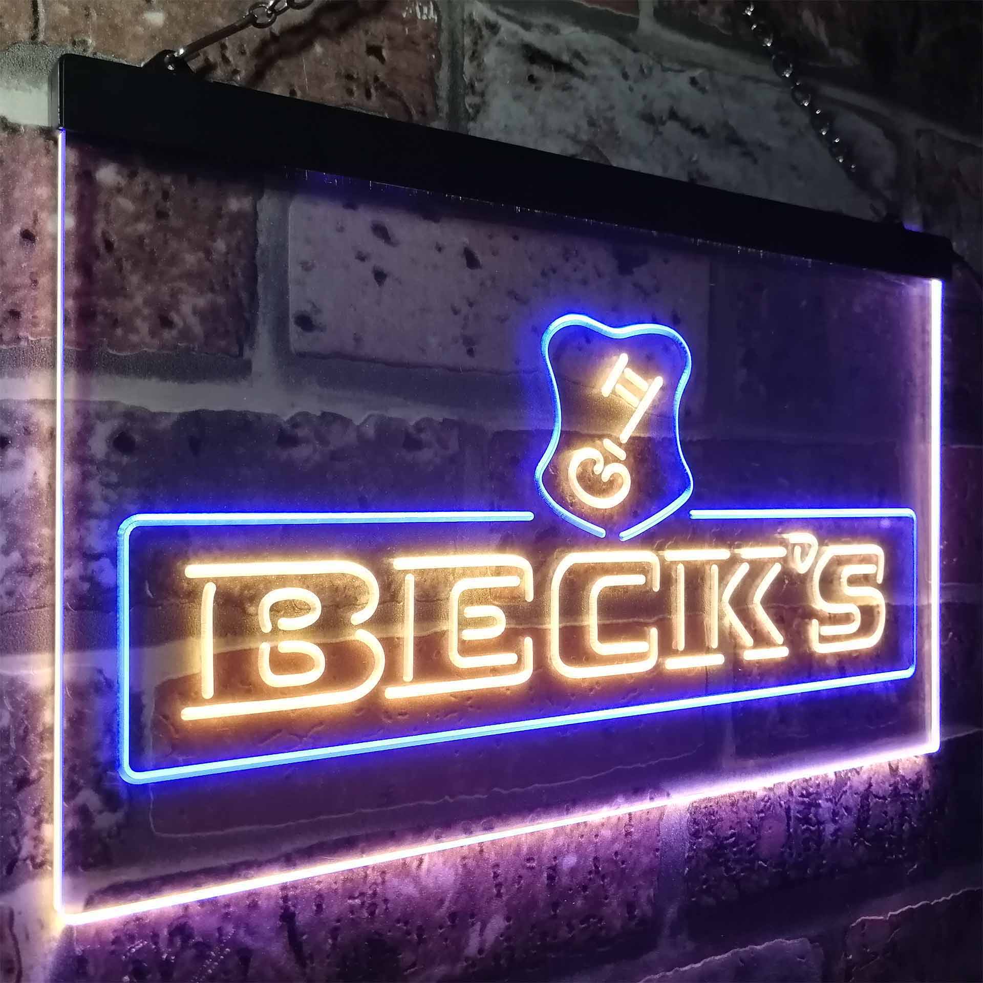 Beck's Beer Neon LED Sign