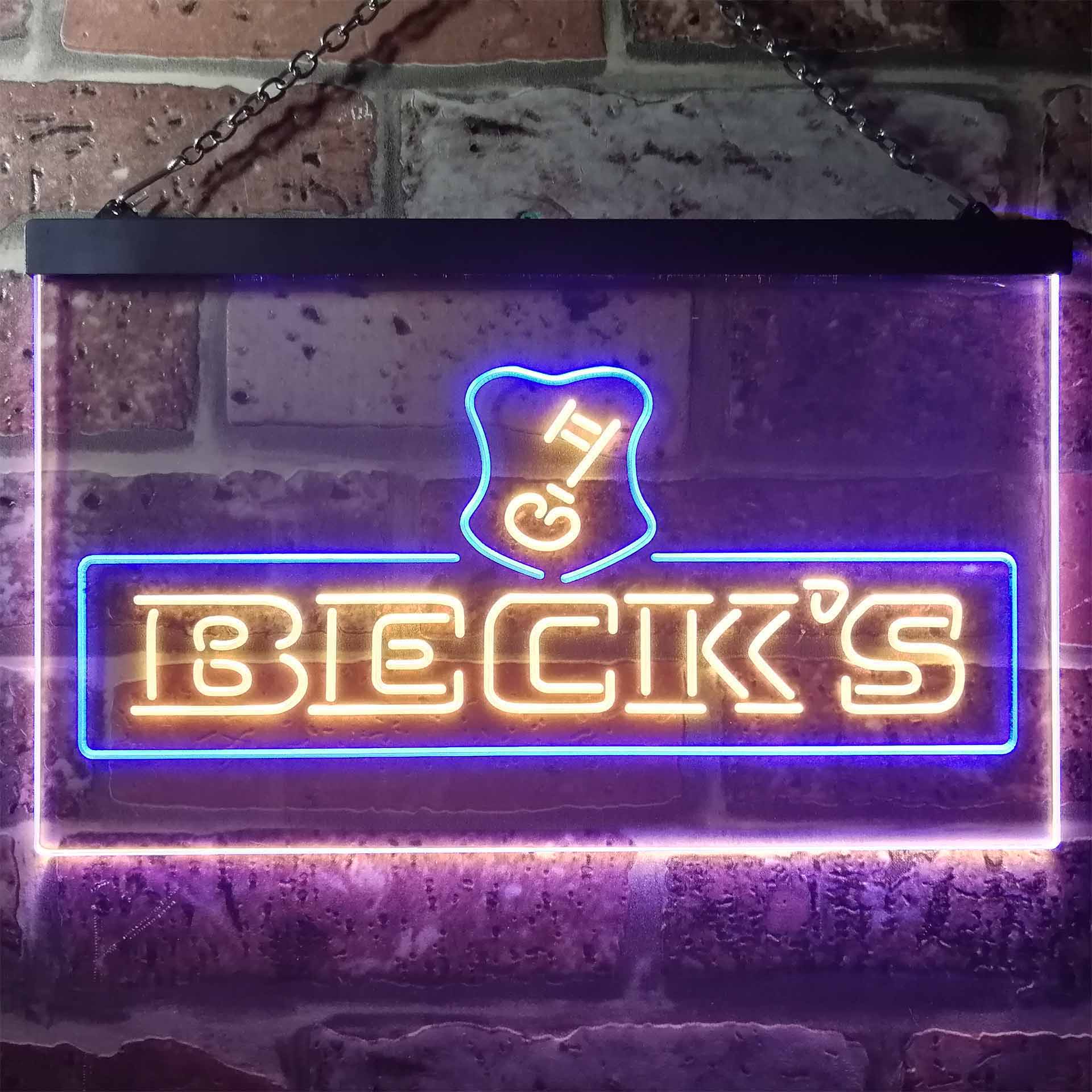 Beck's Beer Neon LED Sign