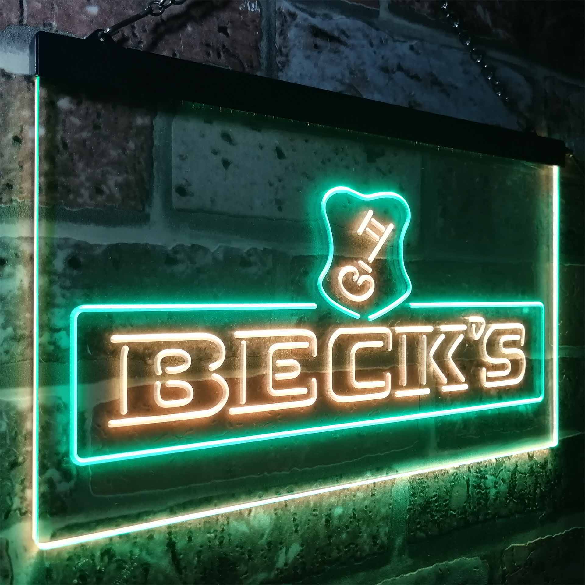 Beck's Beer Neon LED Sign