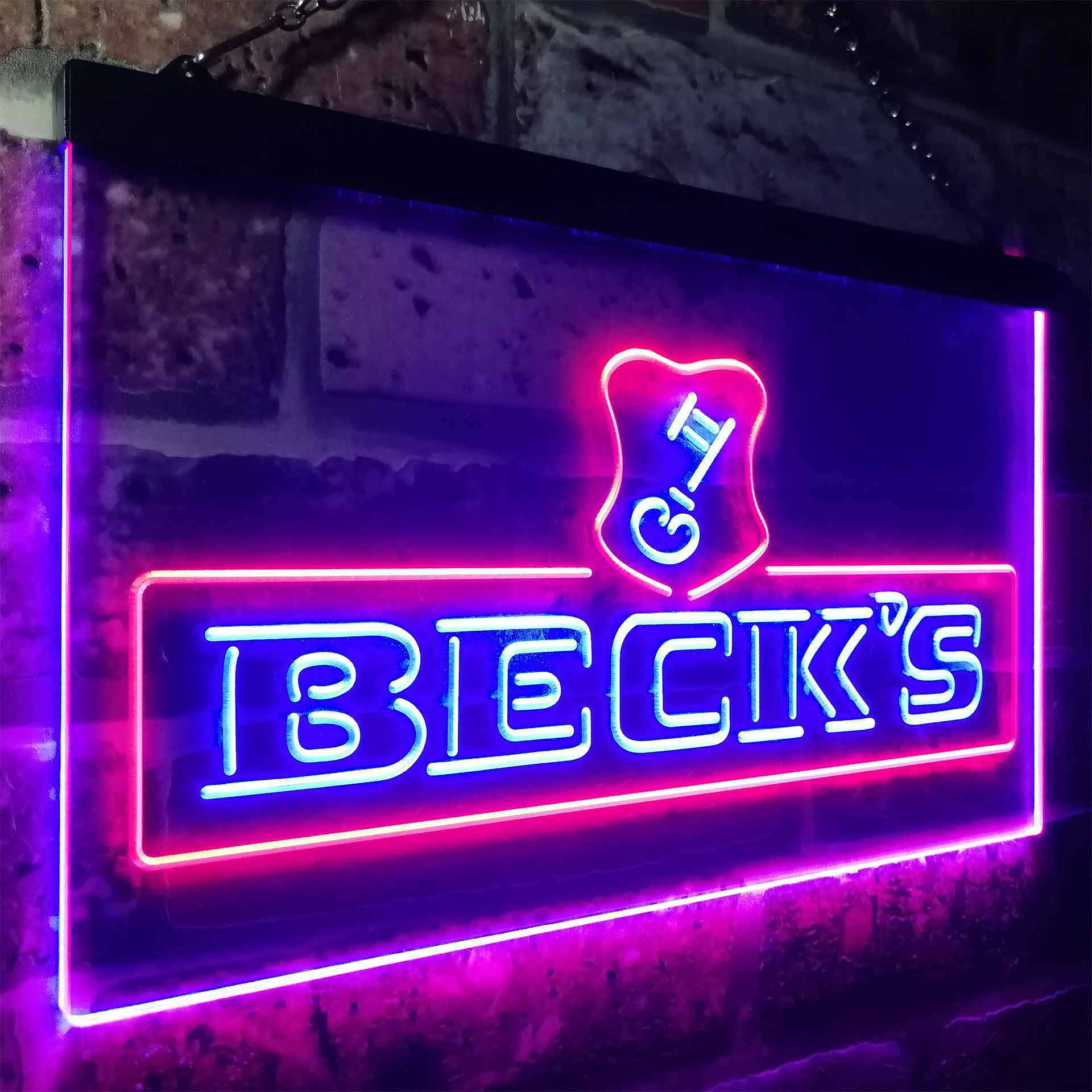 Beck's Beer Neon LED Sign