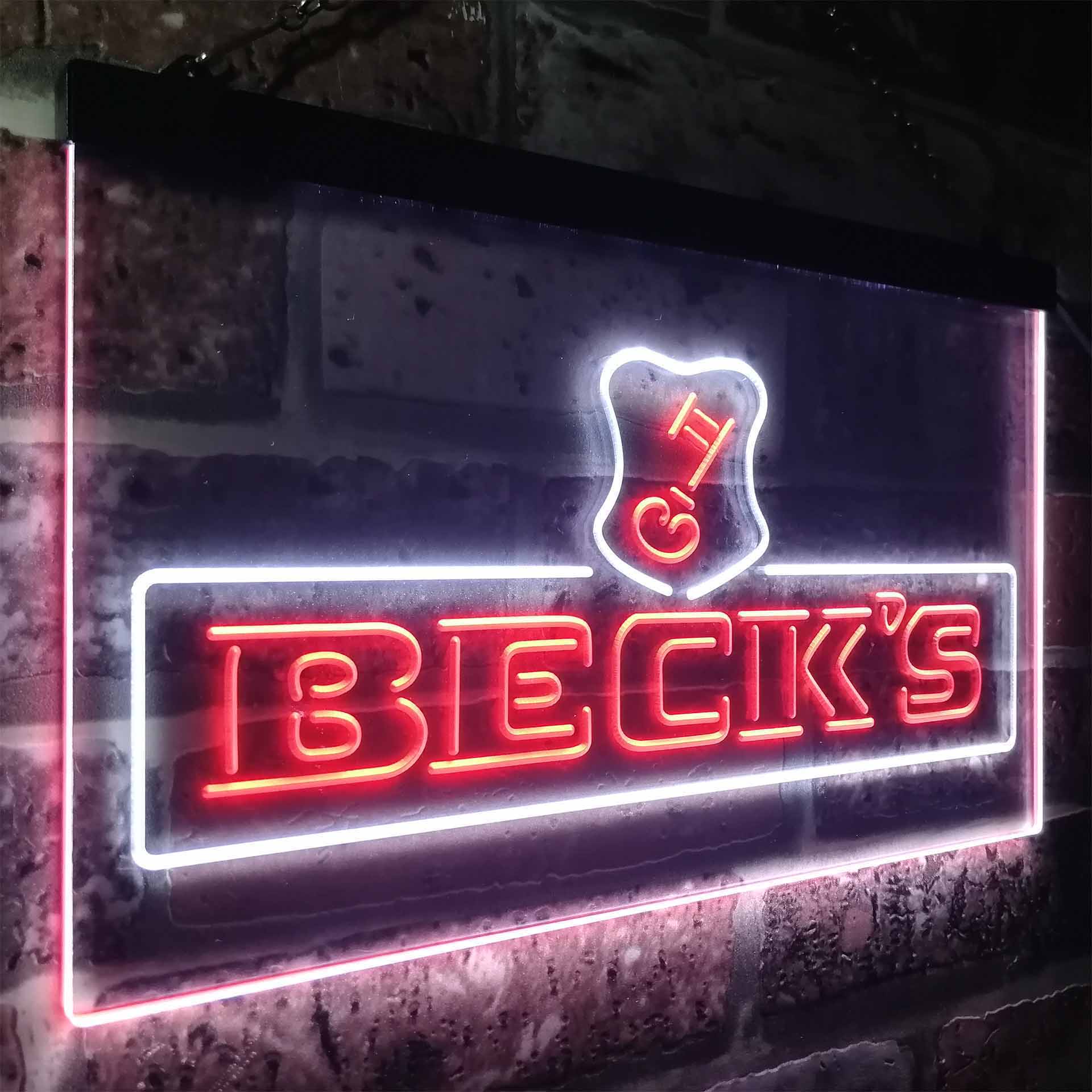 Beck's Beer Neon LED Sign