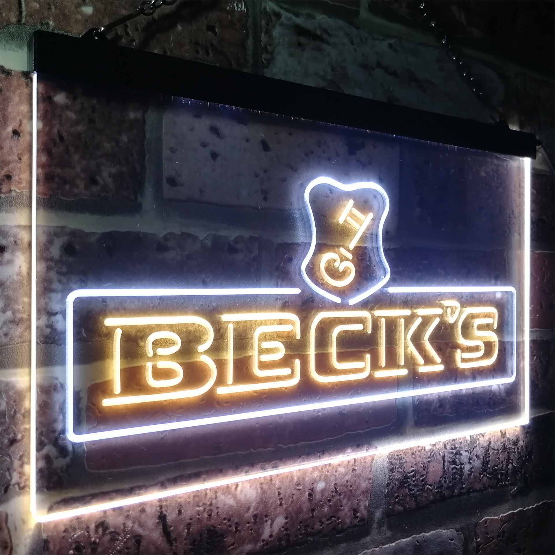 Beck's Beer Neon LED Sign