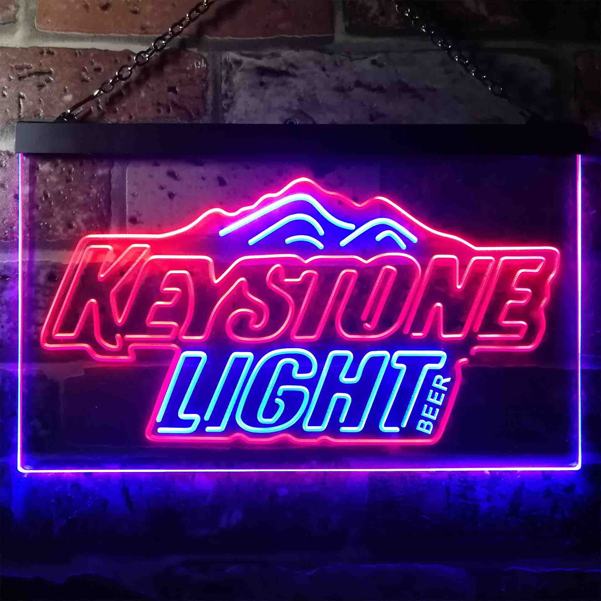 Keystone Light Beer Neon LED Sign
