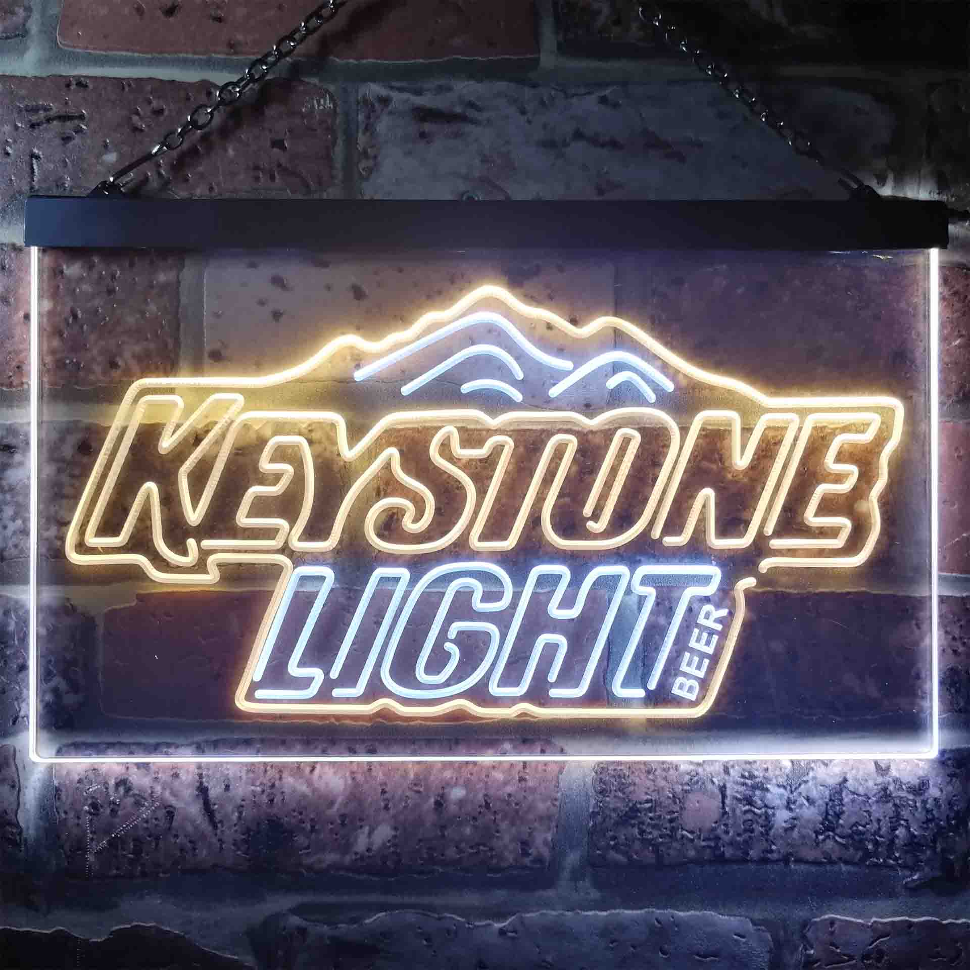 Keystone Light Beer Neon LED Sign