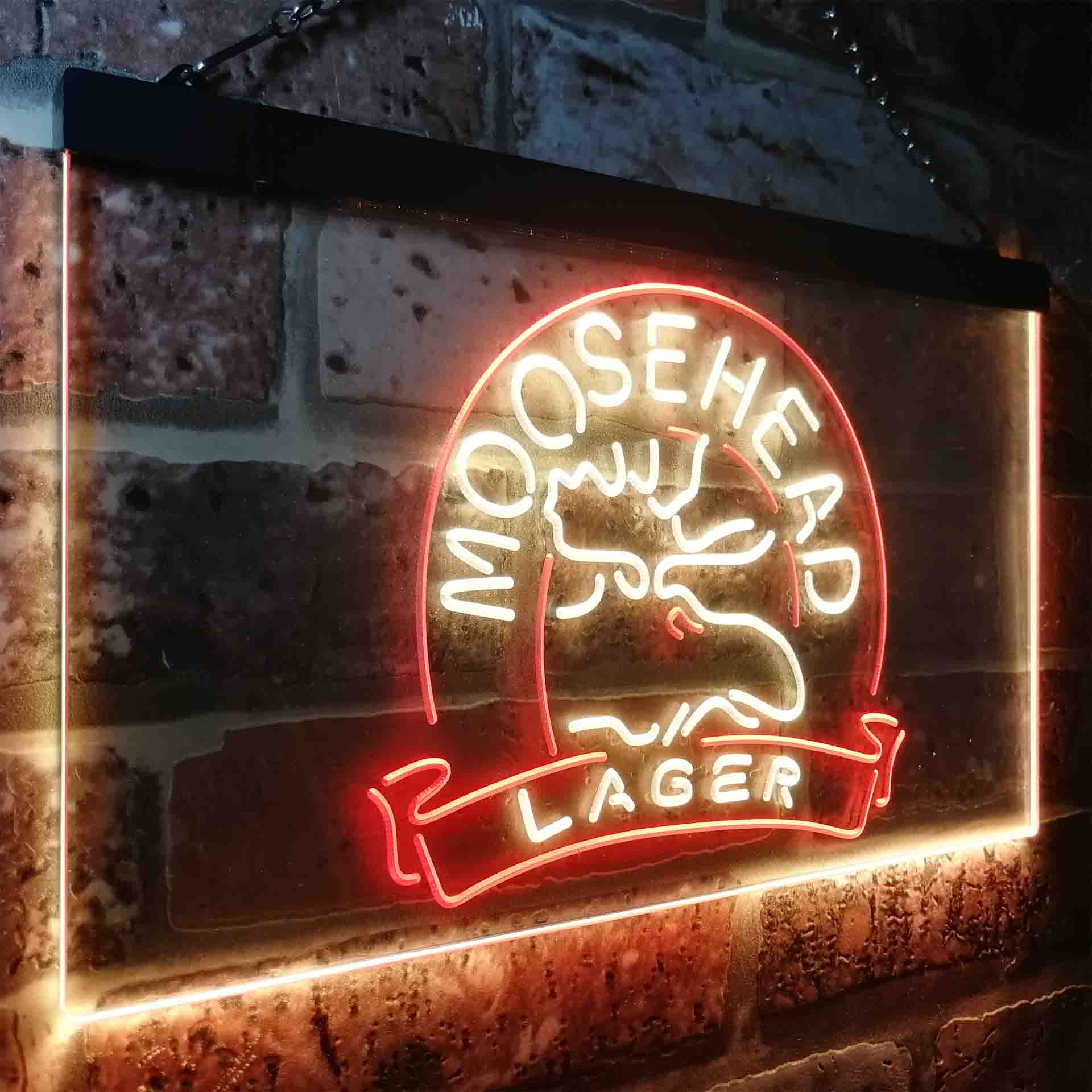 Moosehead Lager Beer Neon LED Sign