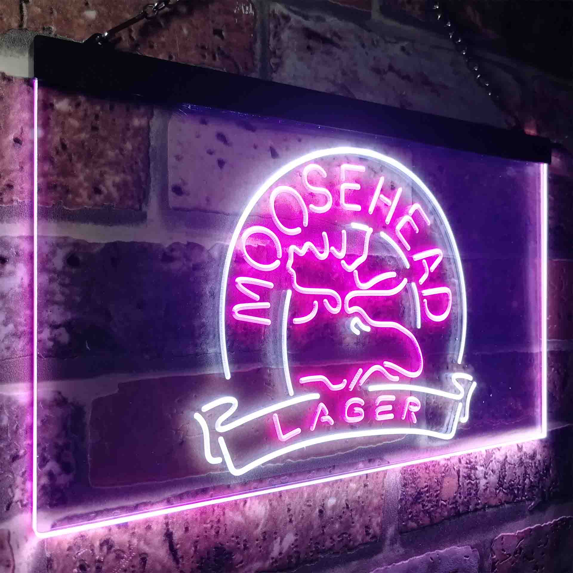Moosehead Lager Beer Neon LED Sign