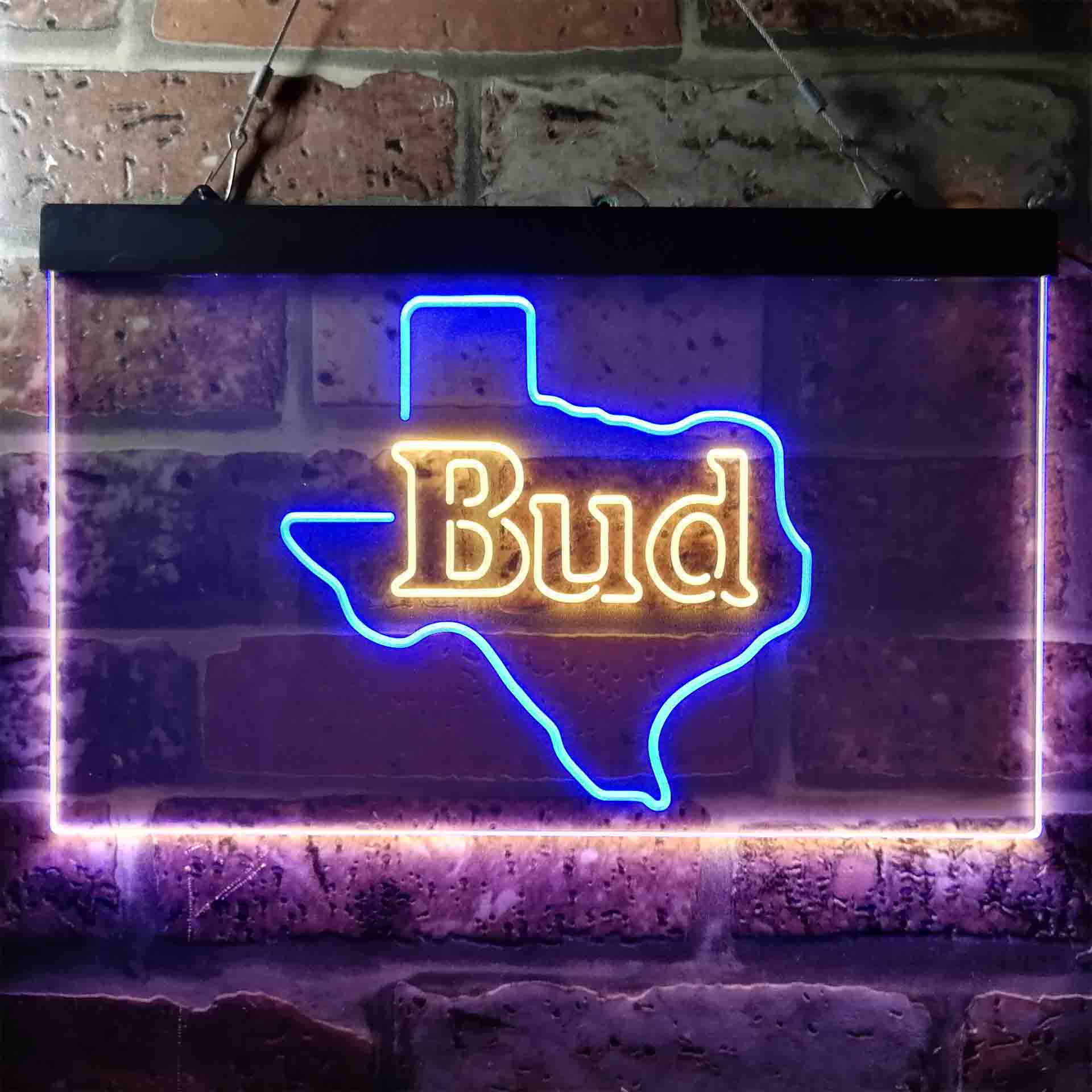 Bud Texsa Neon LED Sign