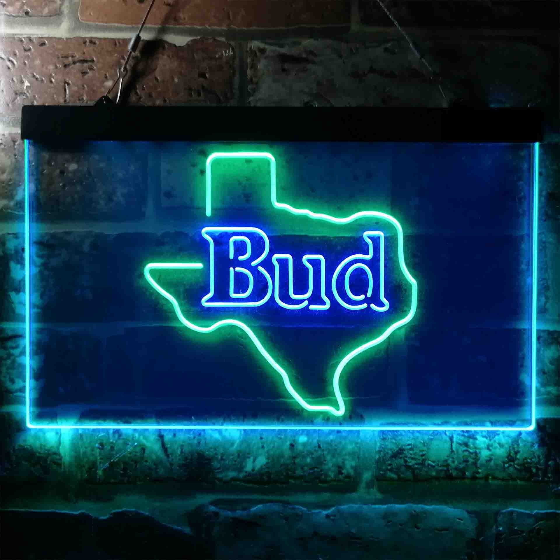 Bud Texsa Neon LED Sign