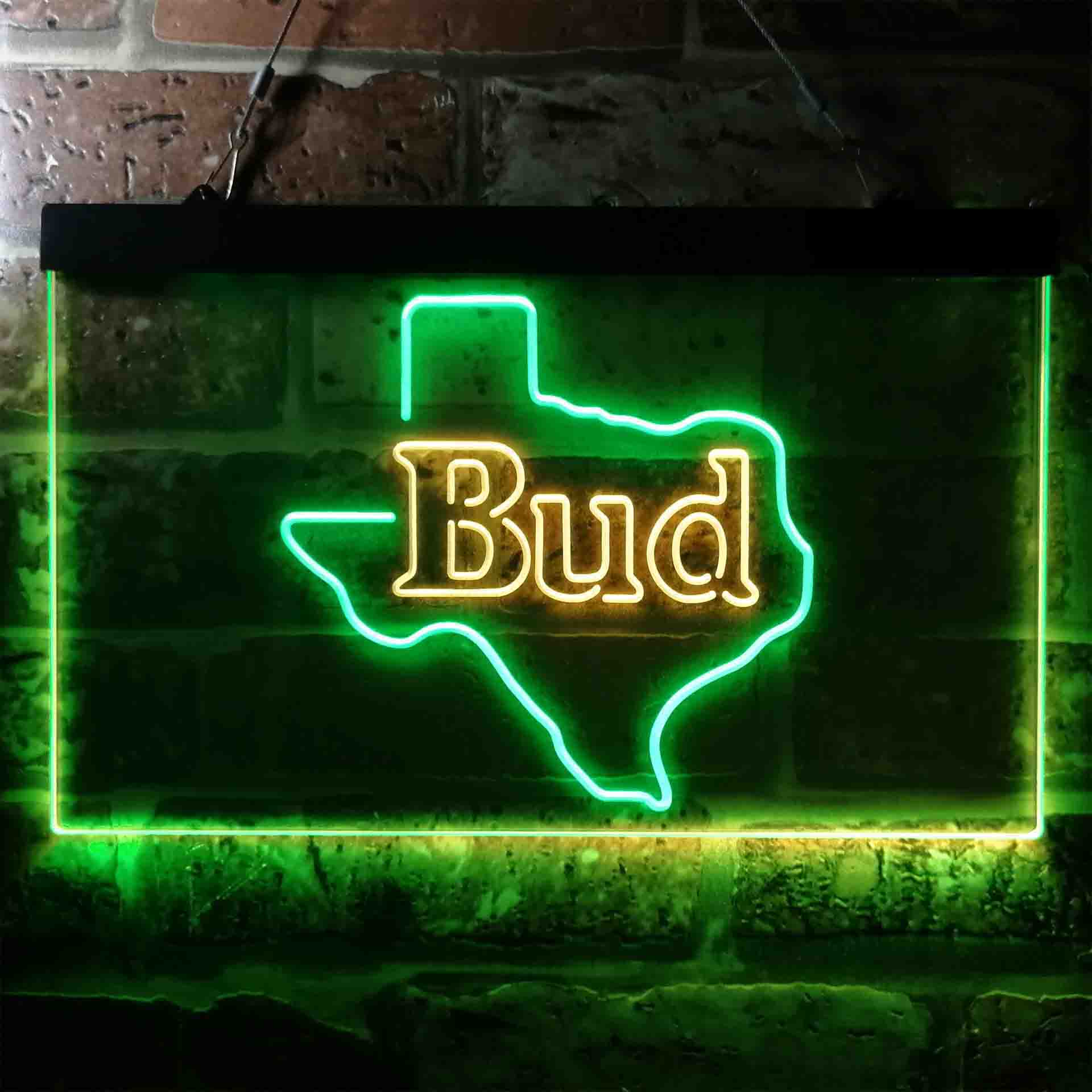 Bud Texsa Neon LED Sign