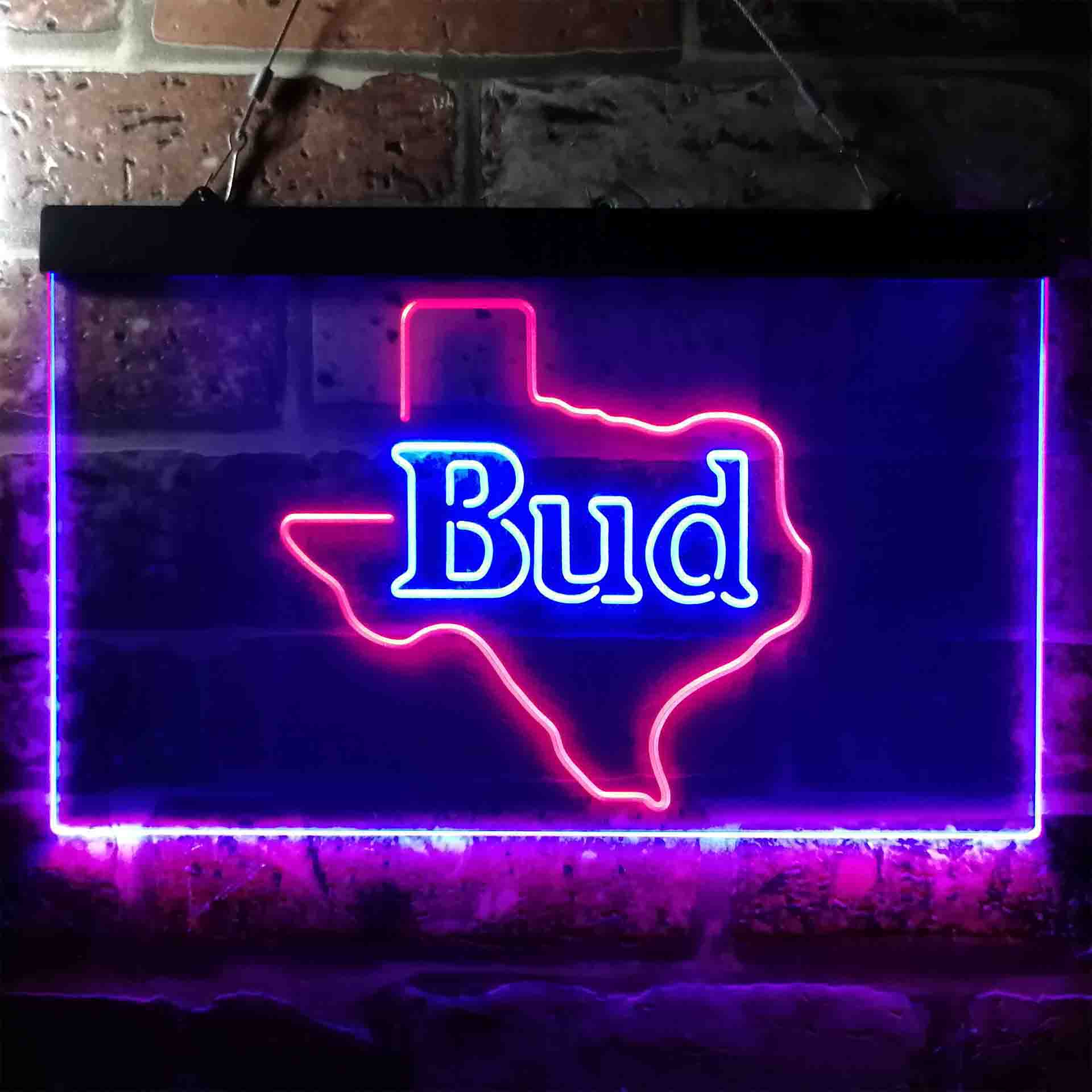 Bud Texsa Neon LED Sign