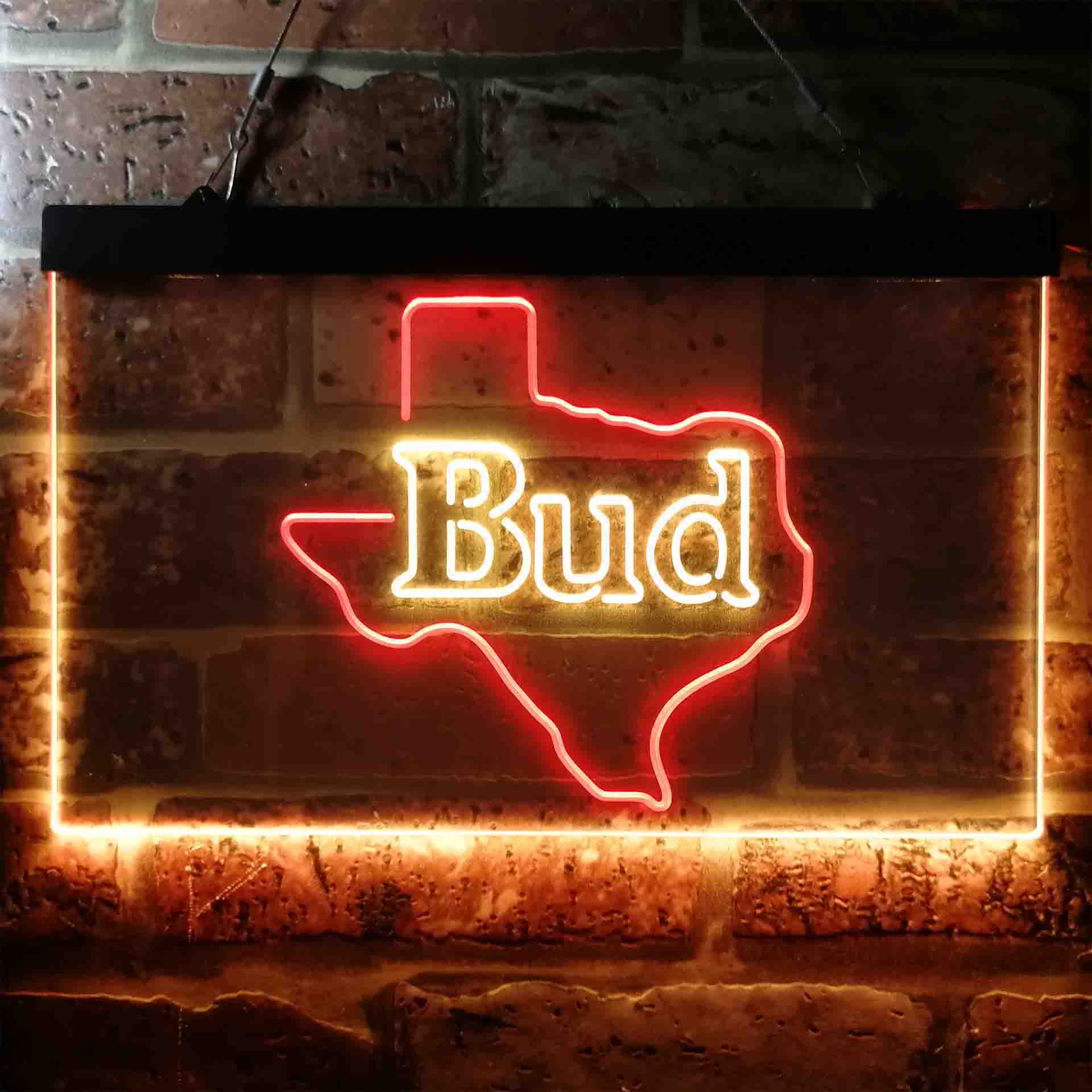 Bud Texsa Neon LED Sign