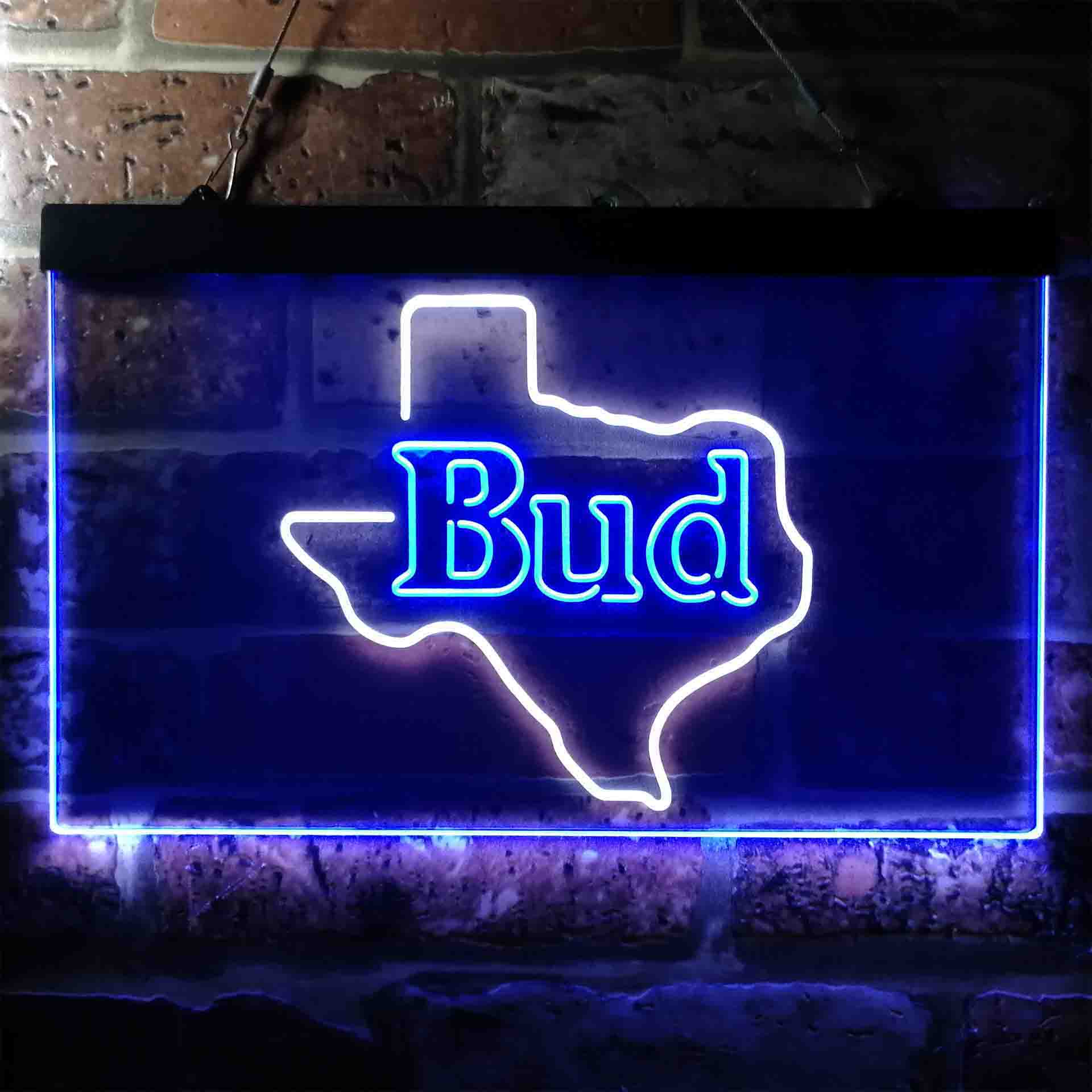 Bud Texsa Neon LED Sign