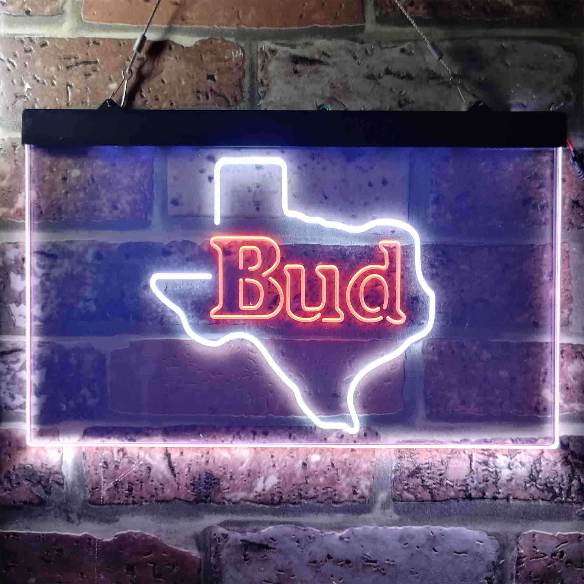 Bud Texsa Neon LED Sign