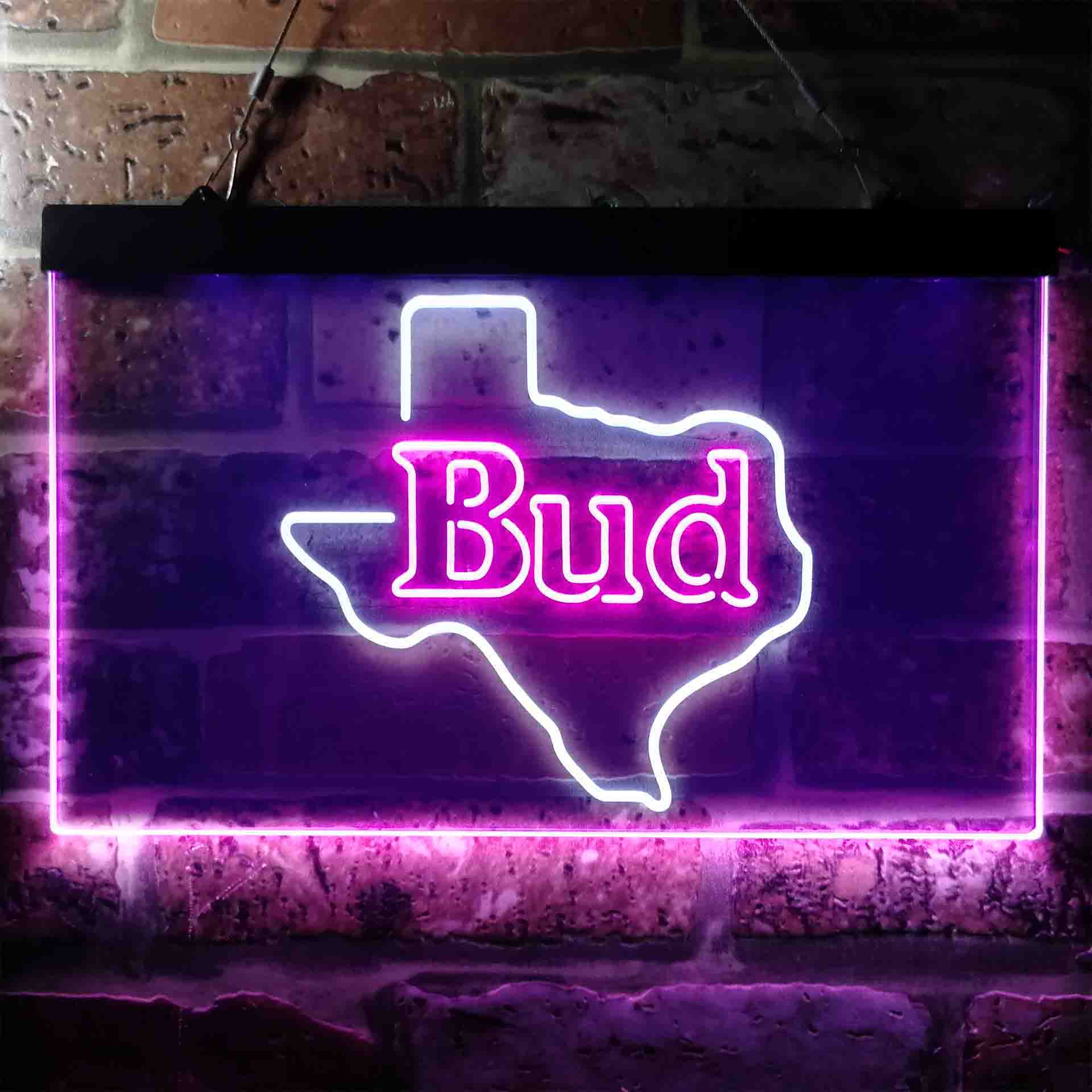 Bud Texsa Neon LED Sign