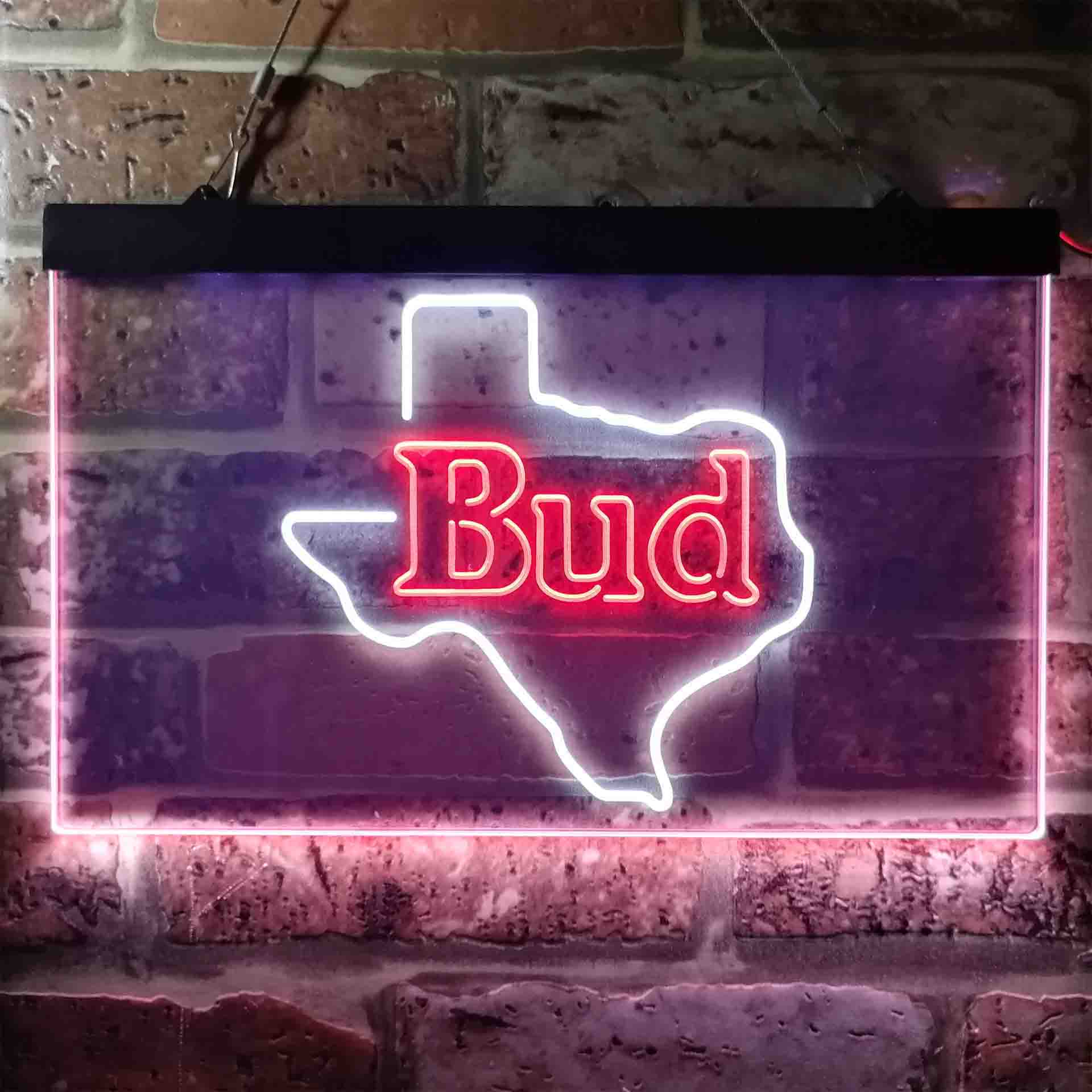 Bud Texsa Neon LED Sign