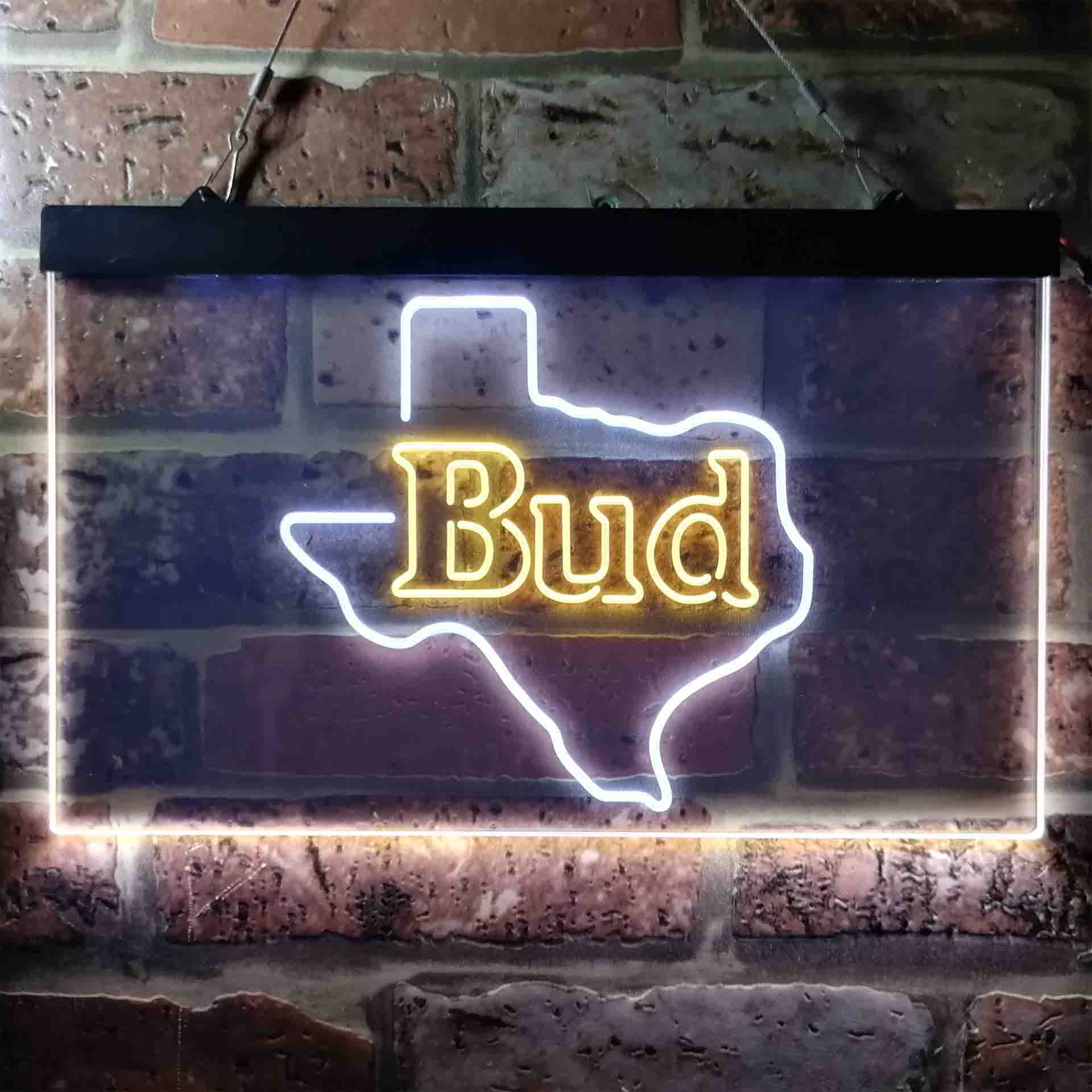 Bud Texsa Neon LED Sign