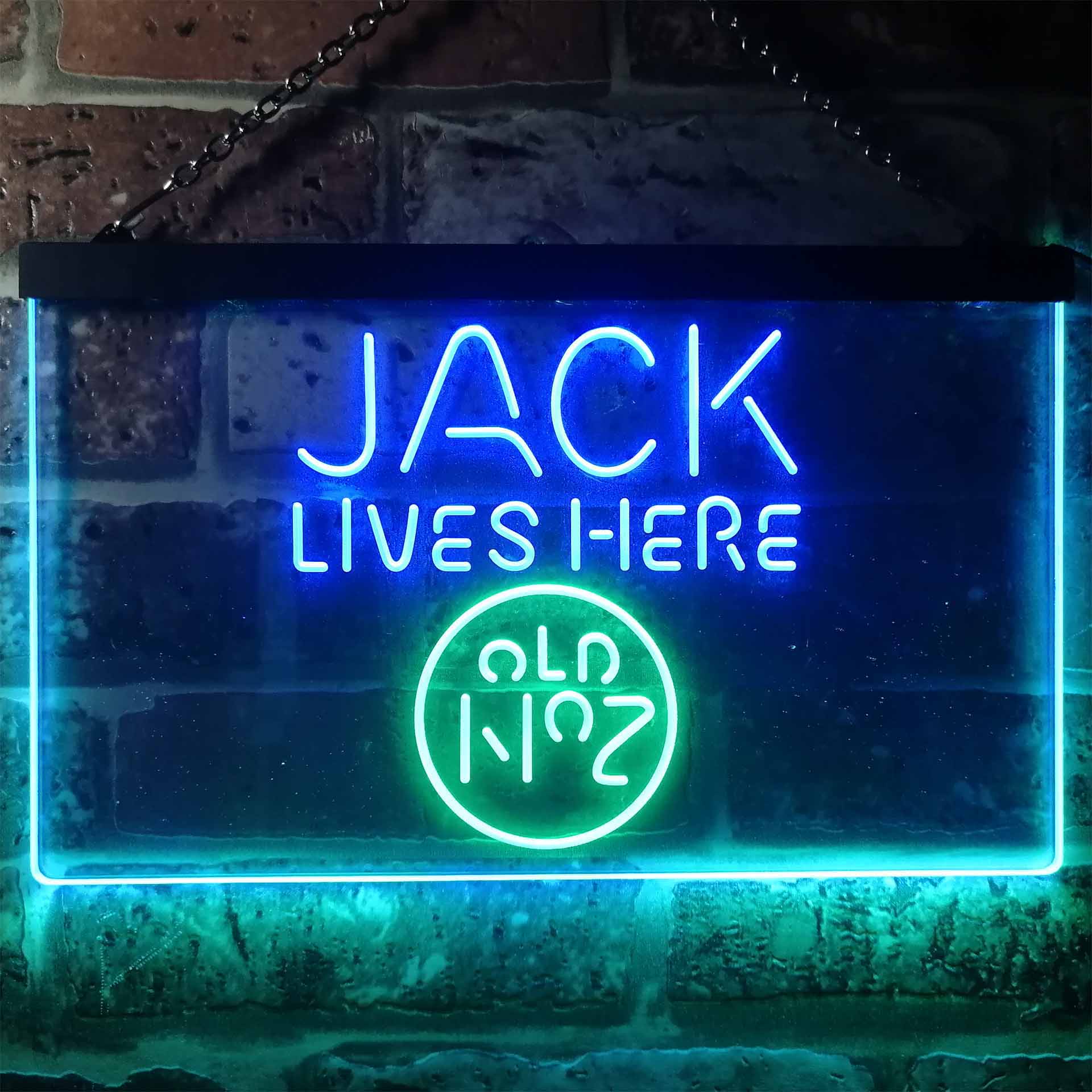Jack Lives Here Neon LED Sign