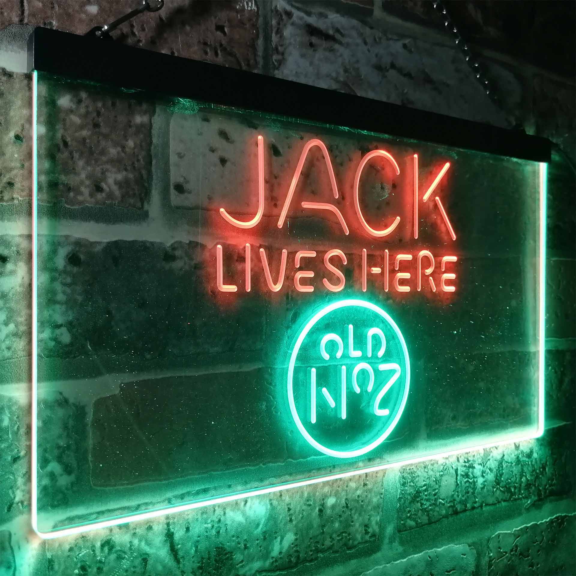 Jack Lives Here Neon LED Sign