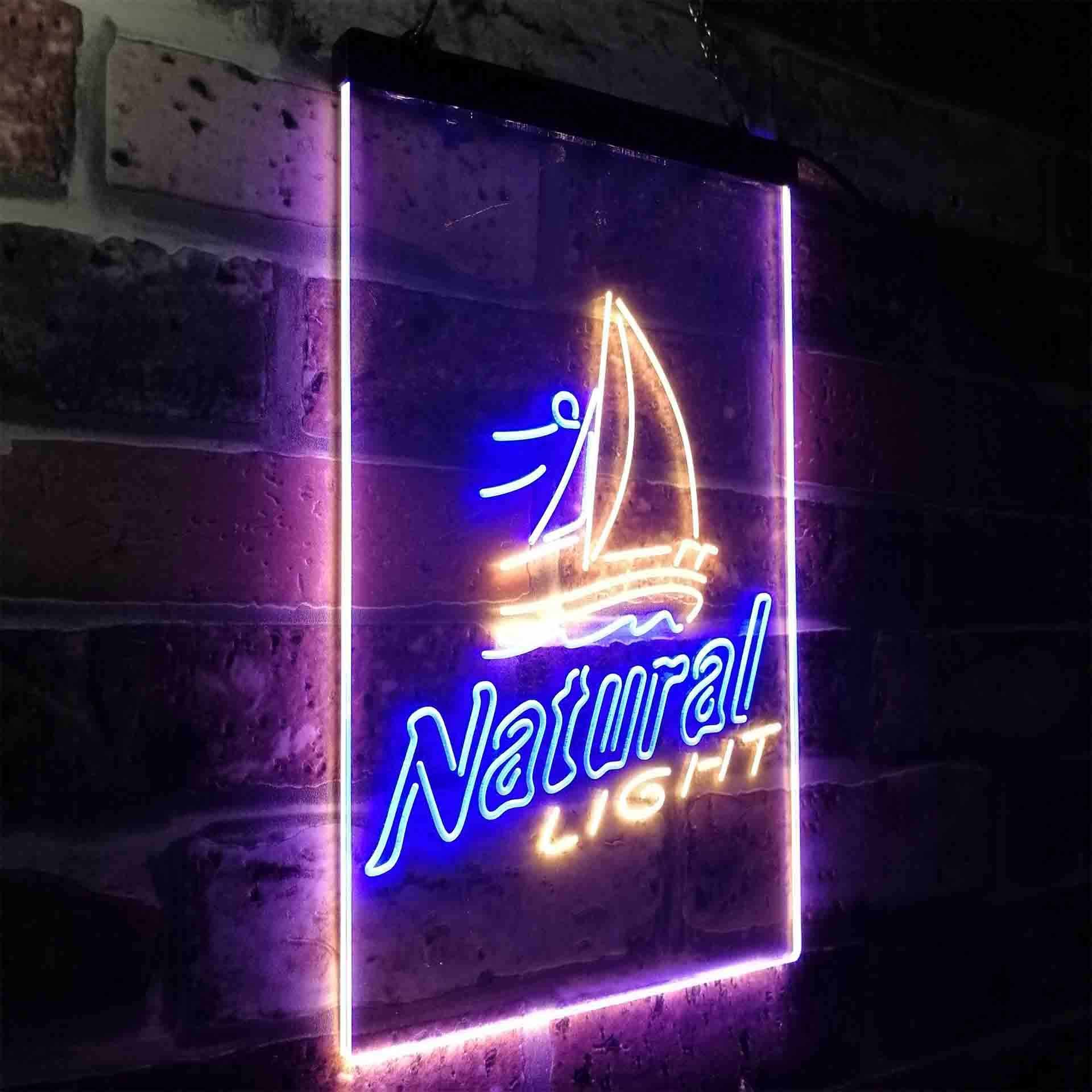Natural Light Sailboat Neon LED Sign