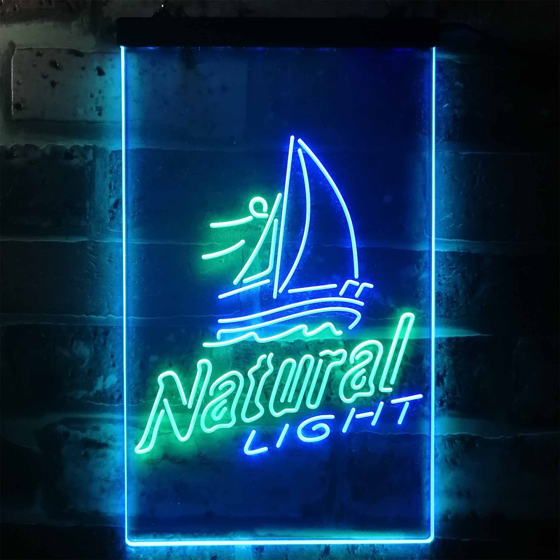 Natural Light Sailboat Neon LED Sign