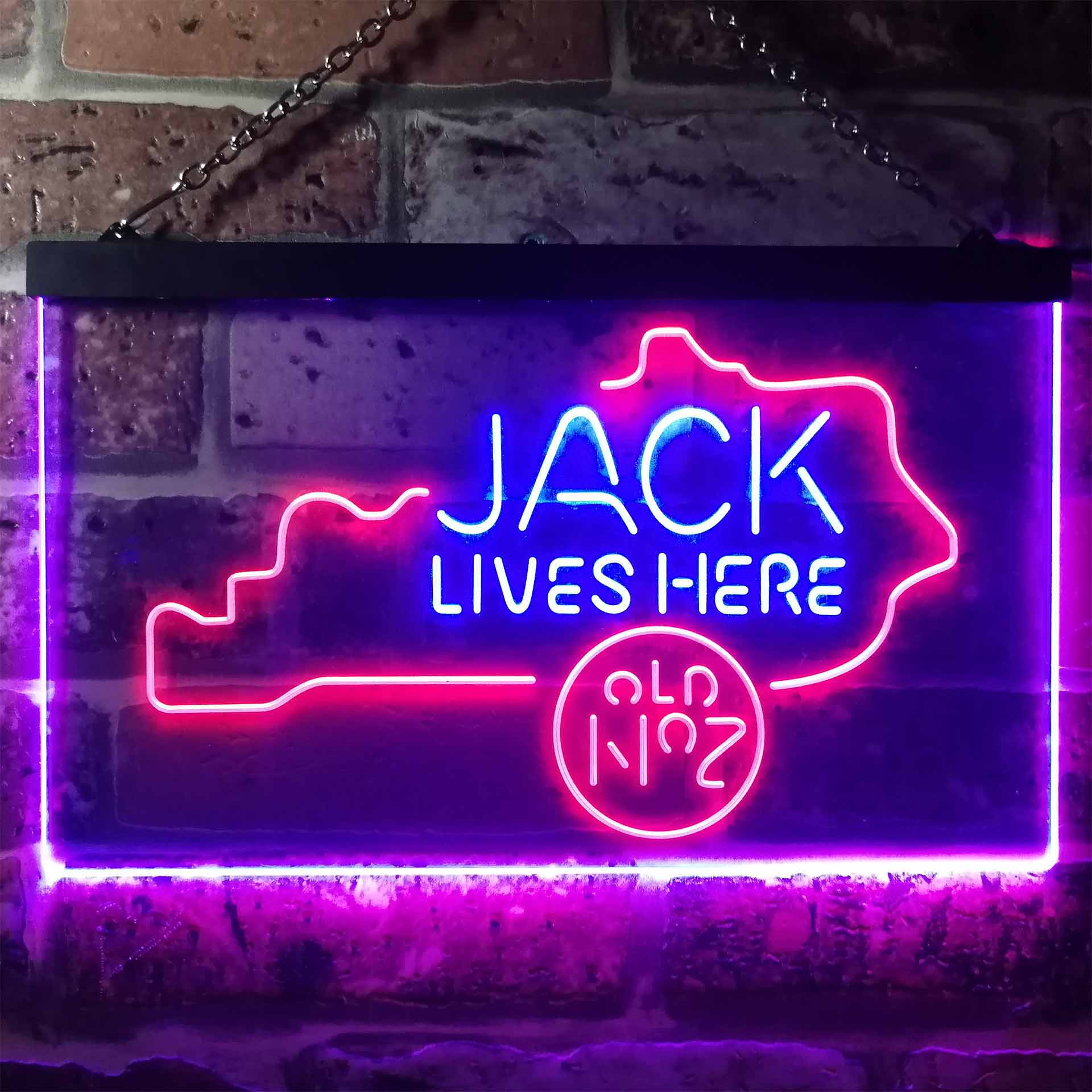 Kentucky Jack Lives Here Neon LED Sign