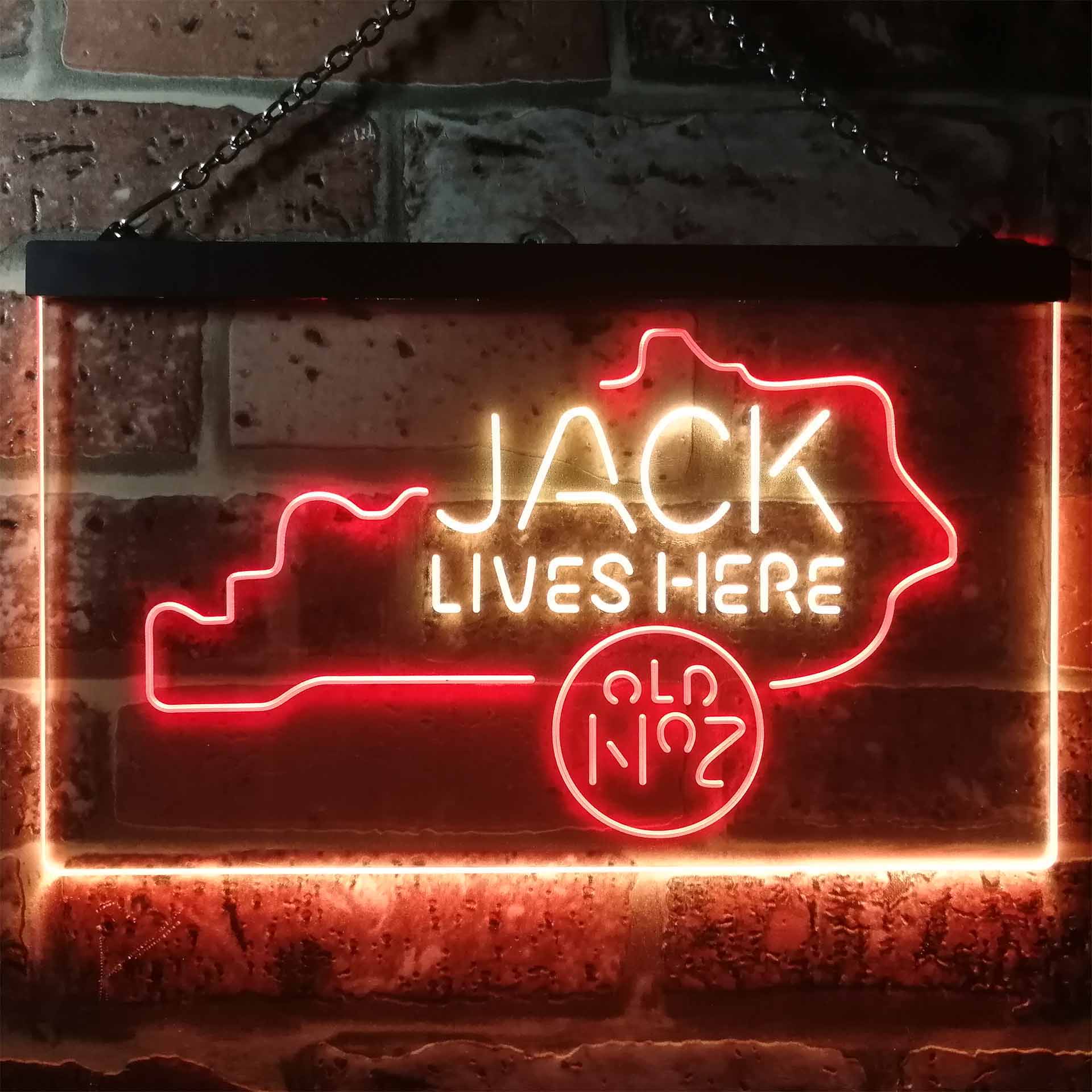 Kentucky Jack Lives Here Neon LED Sign
