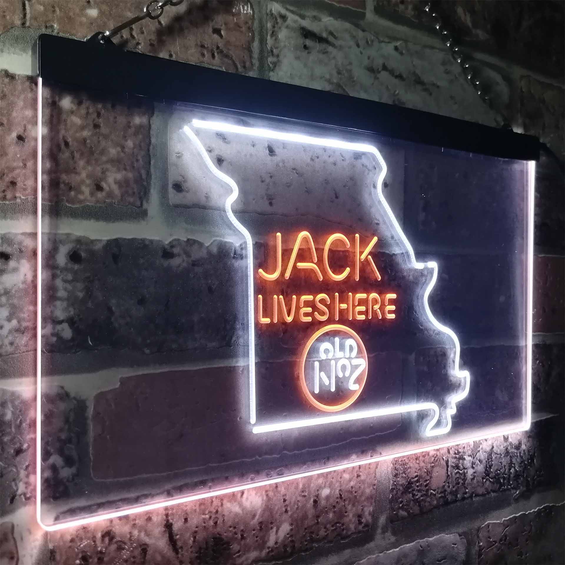Missouri Jack Lives Here Neon LED Sign