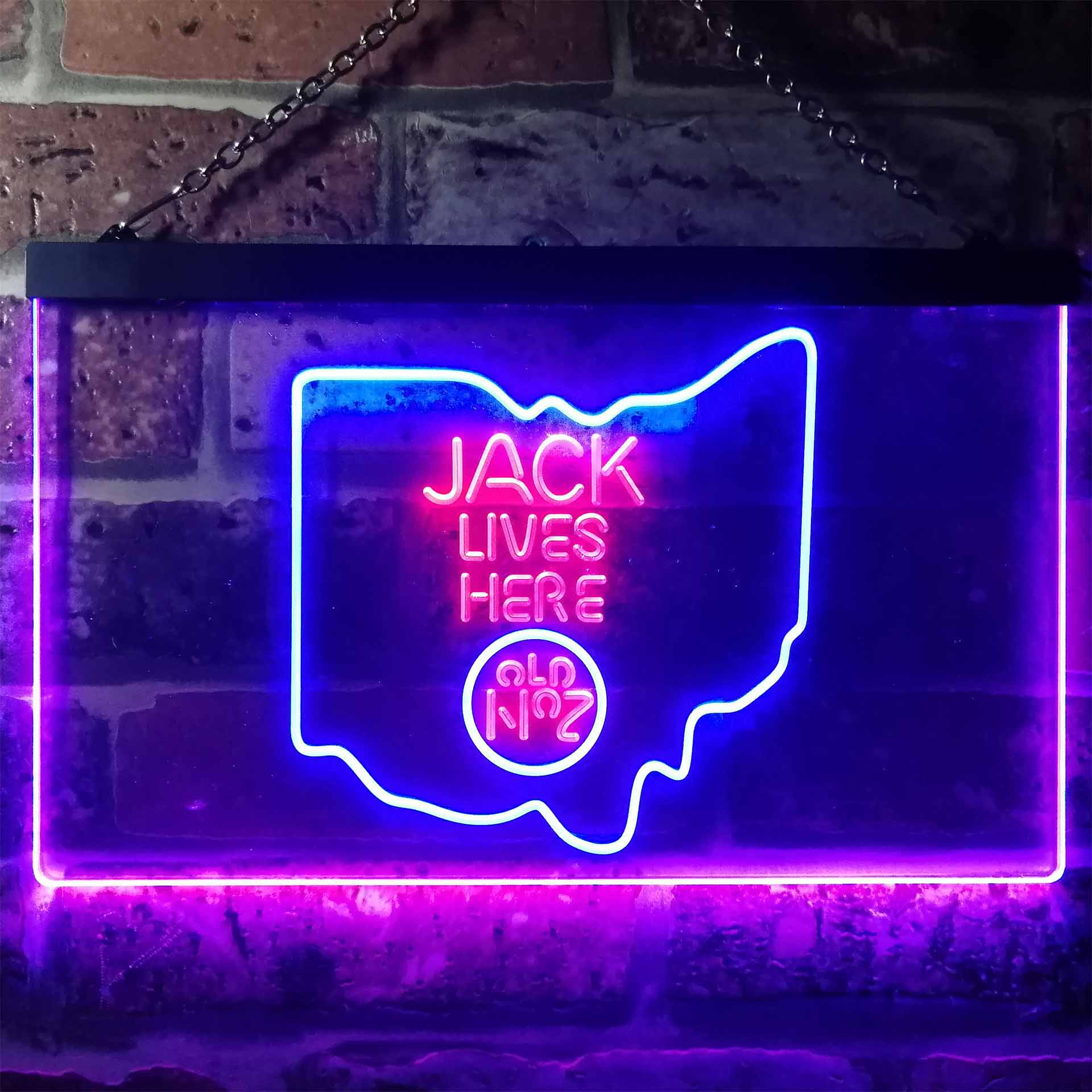 Ohio Jack Lives Here Neon LED Sign