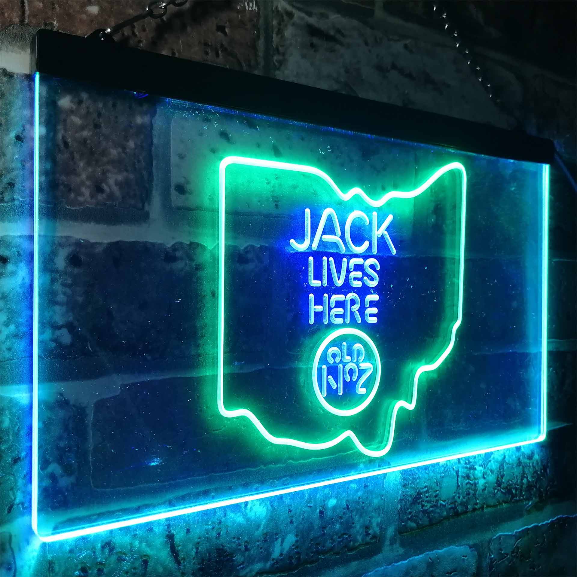 Ohio Jack Lives Here Neon LED Sign