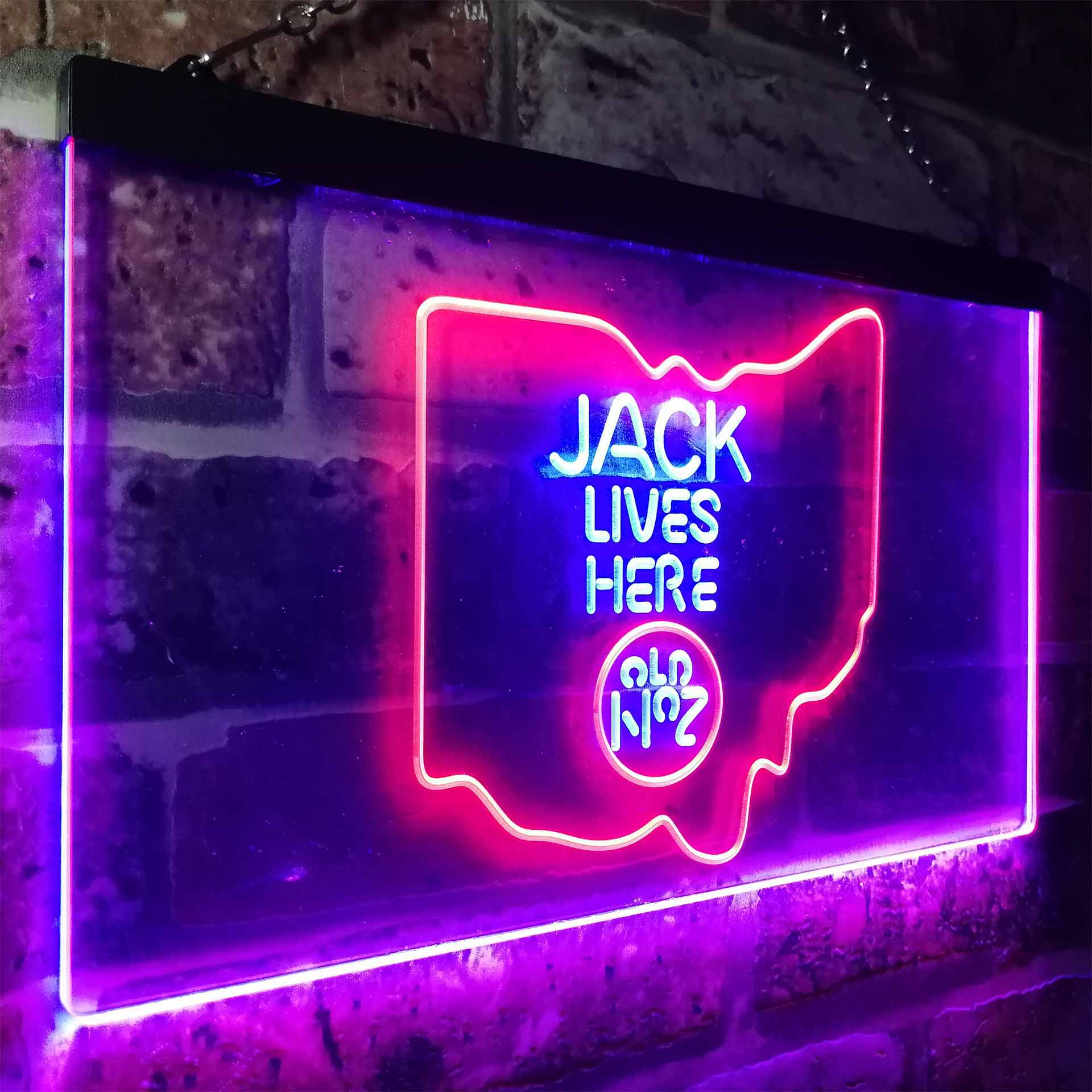 Ohio Jack Lives Here Neon LED Sign