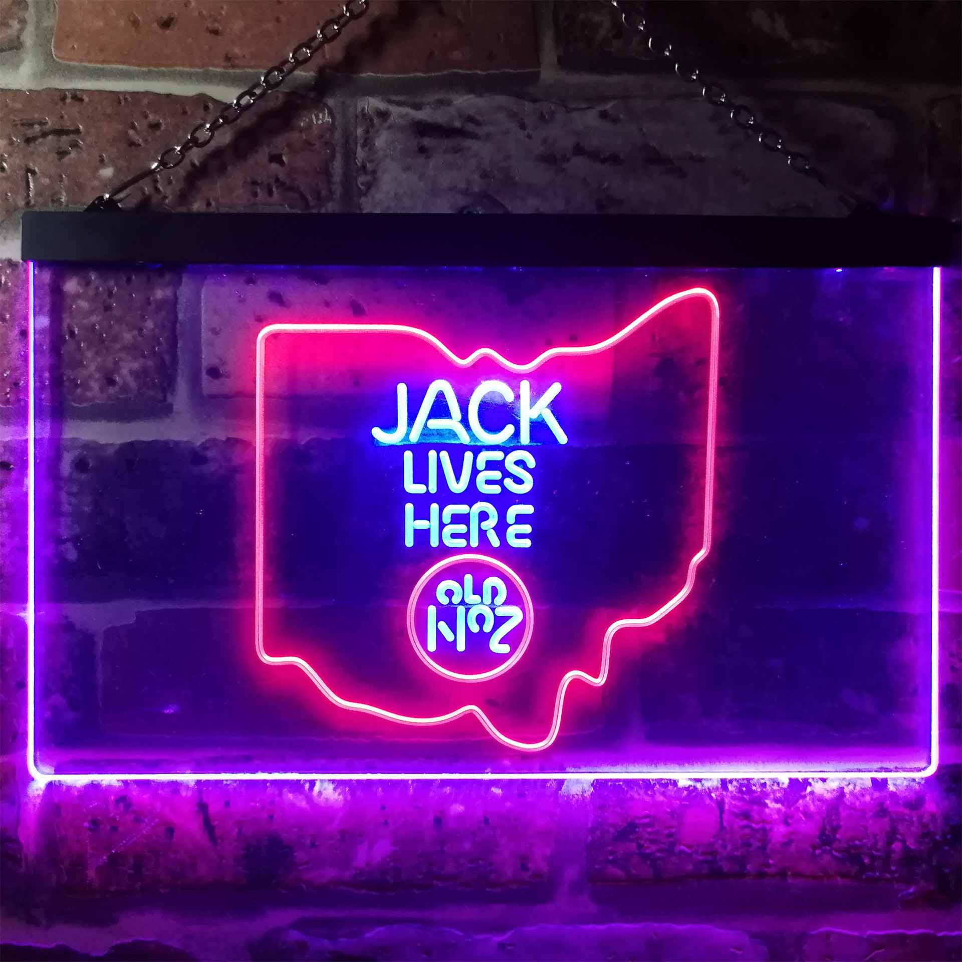 Ohio Jack Lives Here Neon LED Sign