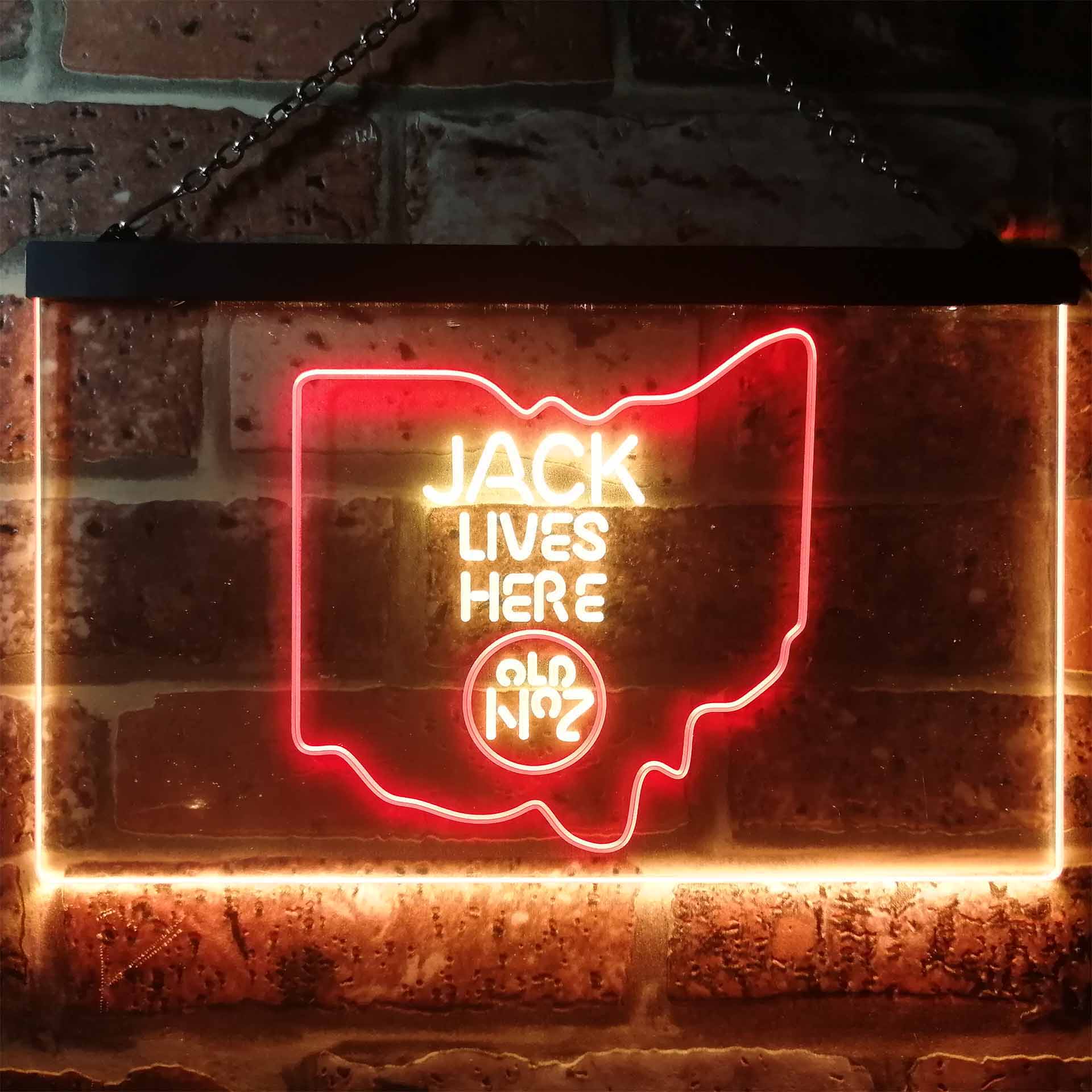 Ohio Jack Lives Here Neon LED Sign