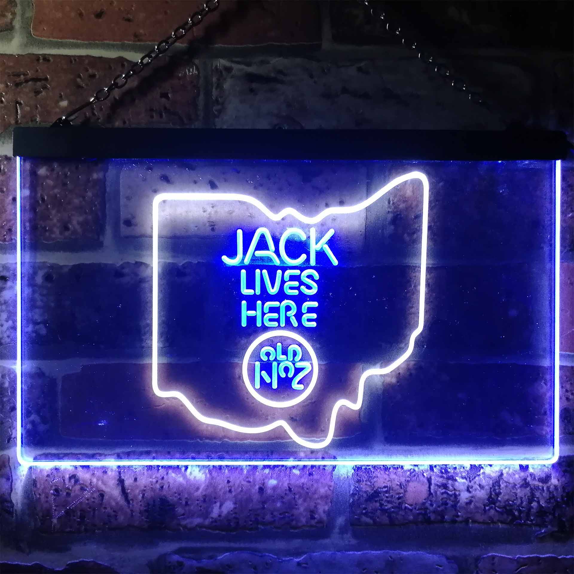 Ohio Jack Lives Here Neon LED Sign