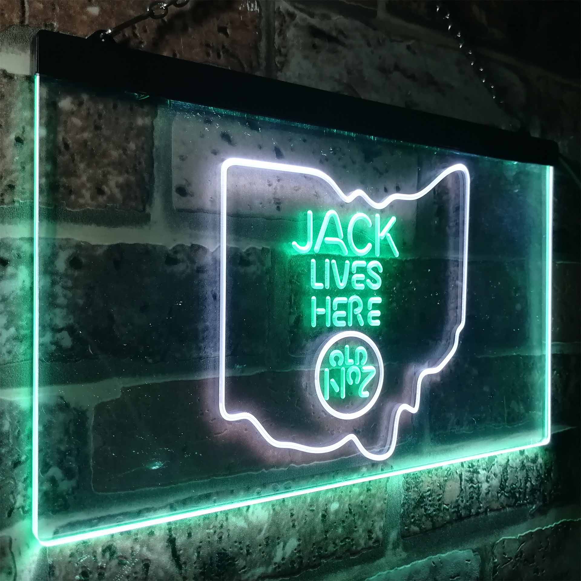 Ohio Jack Lives Here Neon LED Sign