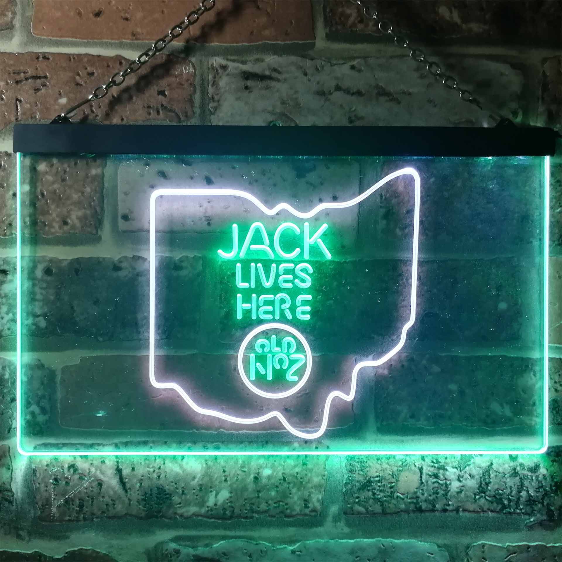 Ohio Jack Lives Here Neon LED Sign